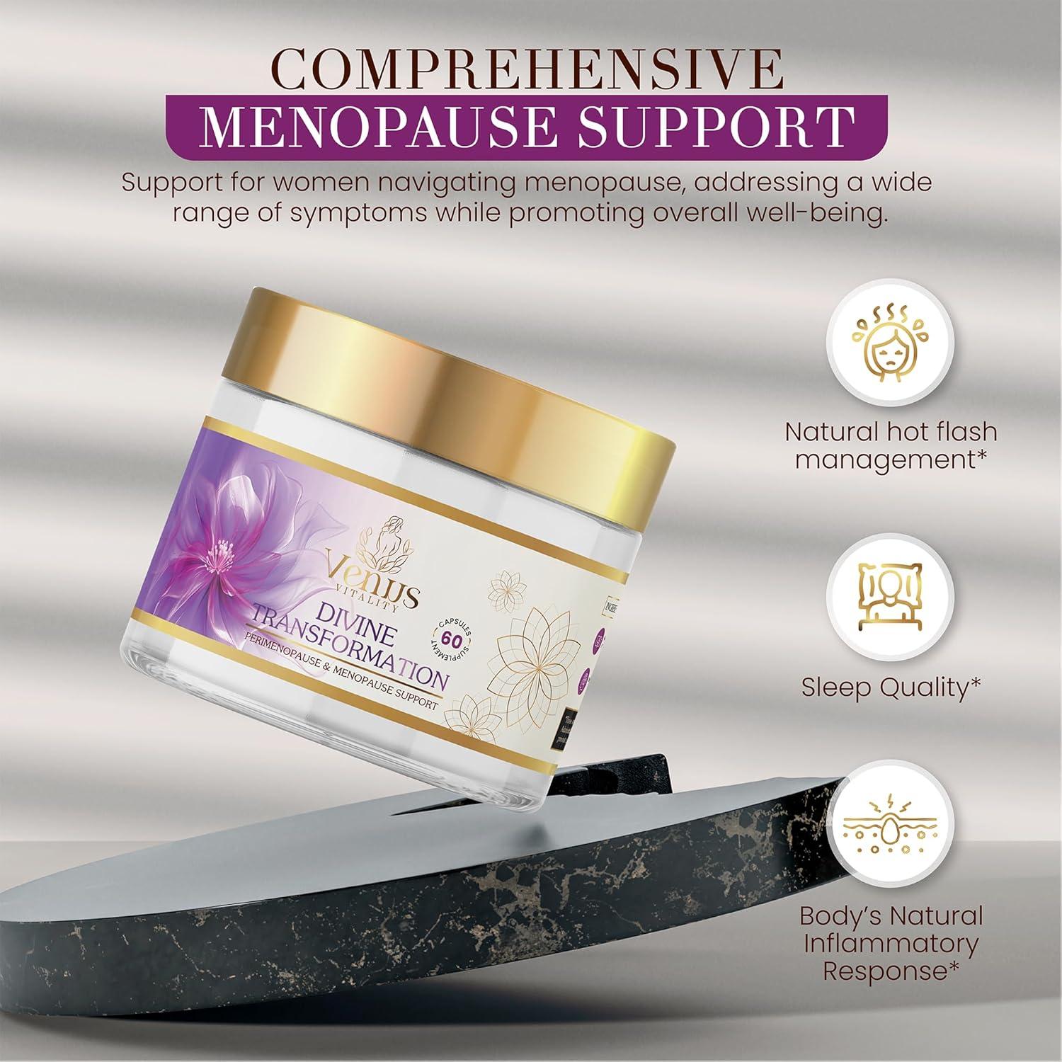 Suplemento Cohosh Negro Venus Vitality 60 Cápsulas para Menopausia