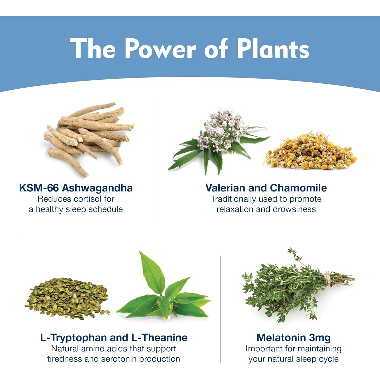 Sueños Profundos Suplemento Herbal DailyNutra 60 Cápsulas