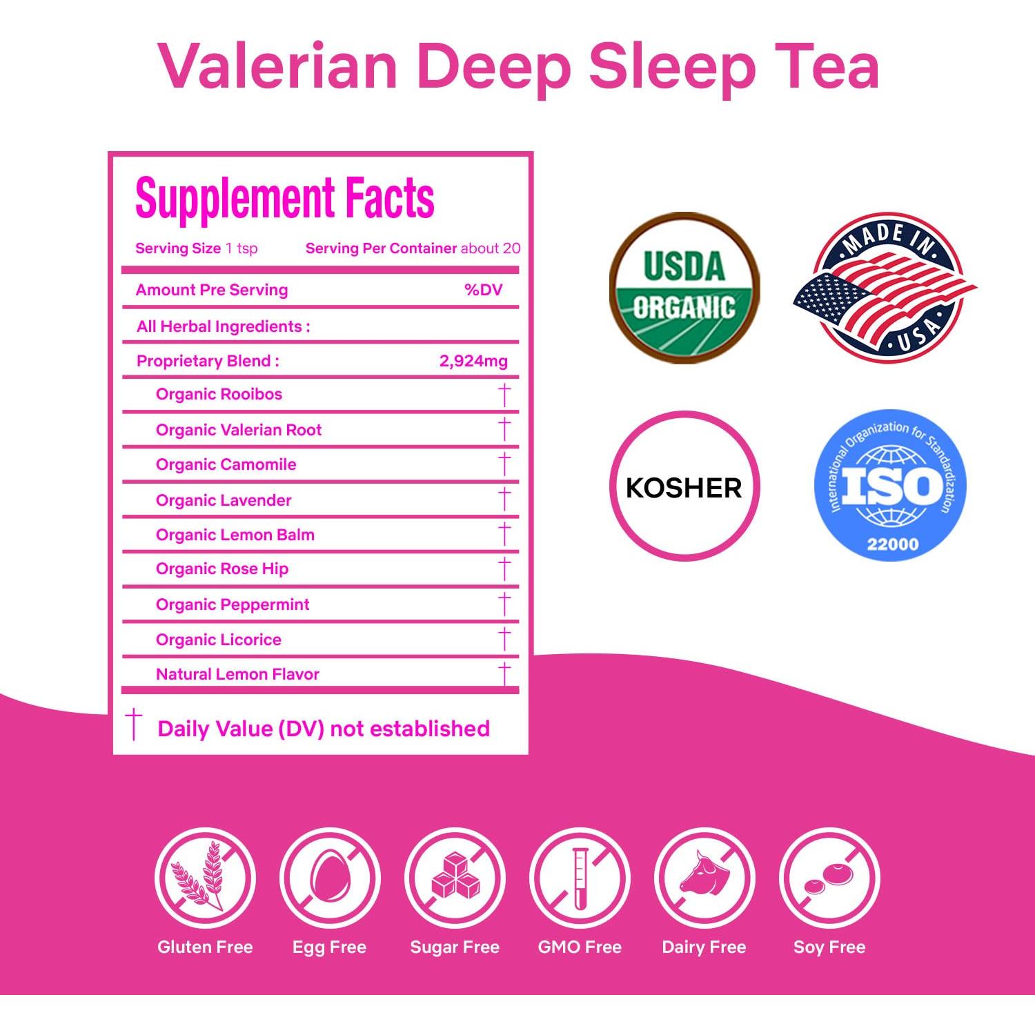 Té Herbal Orgánico para Dormir Secretos del Té - 20 Bolsitas