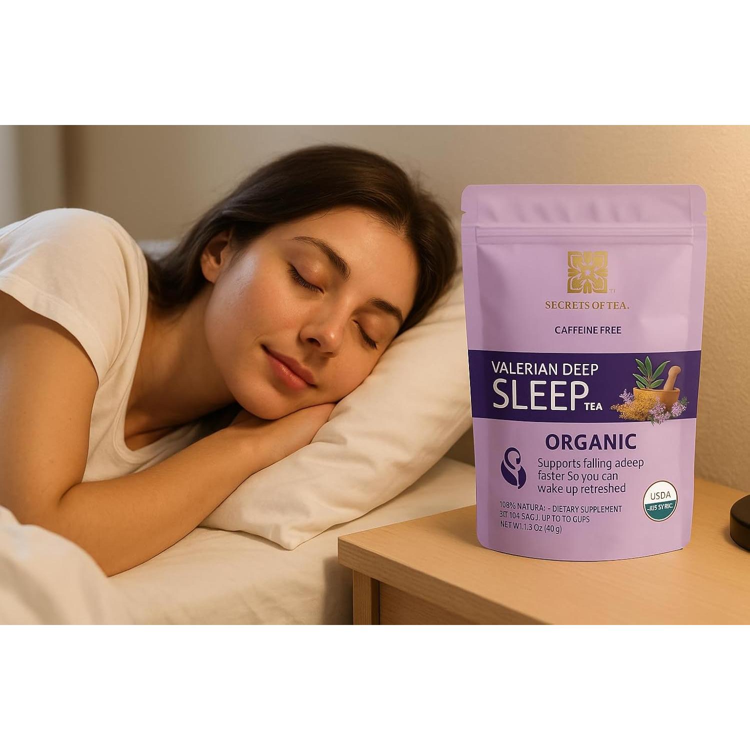 Té Herbal Orgánico para Dormir Secretos del Té - 20 Bolsitas