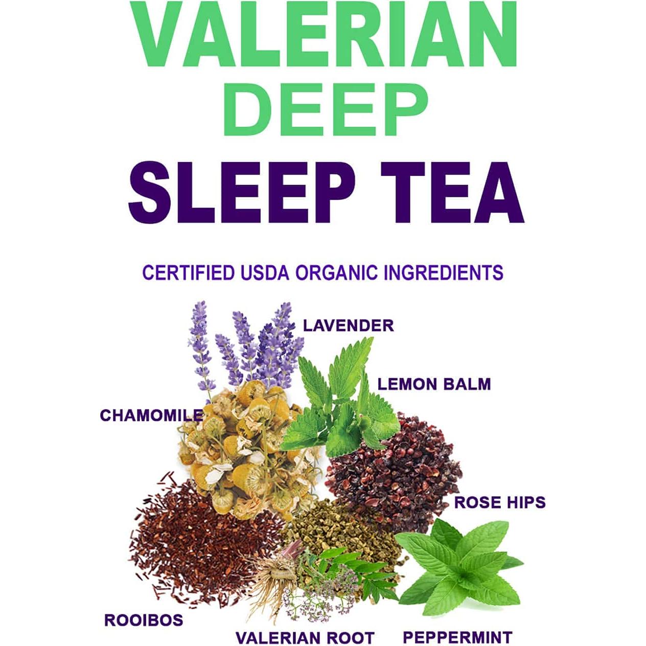 Té Herbal Orgánico para Dormir Secretos del Té - 20 Bolsitas