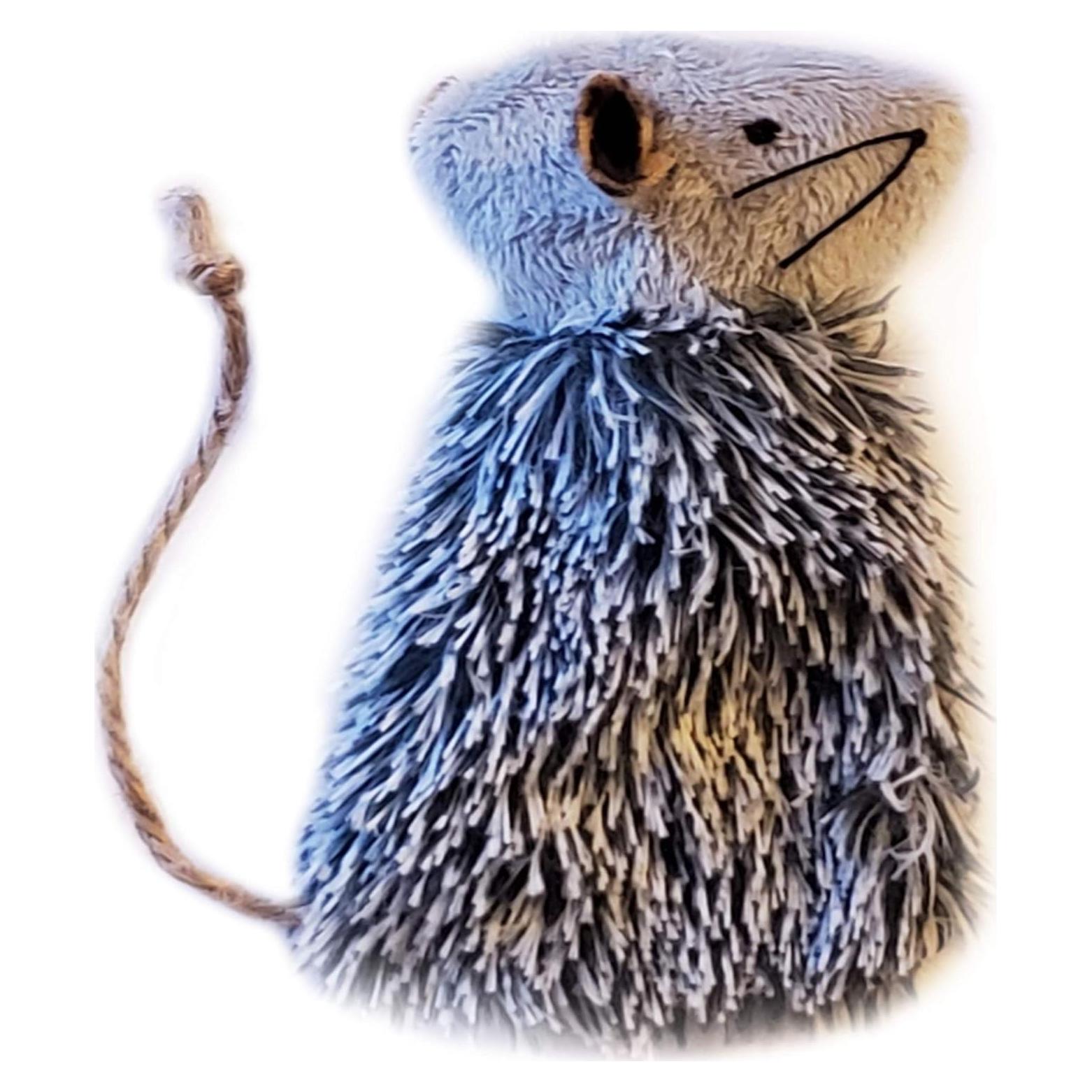 Juguete Rellenable para Gatos Space Kitty Gris 4-en-1