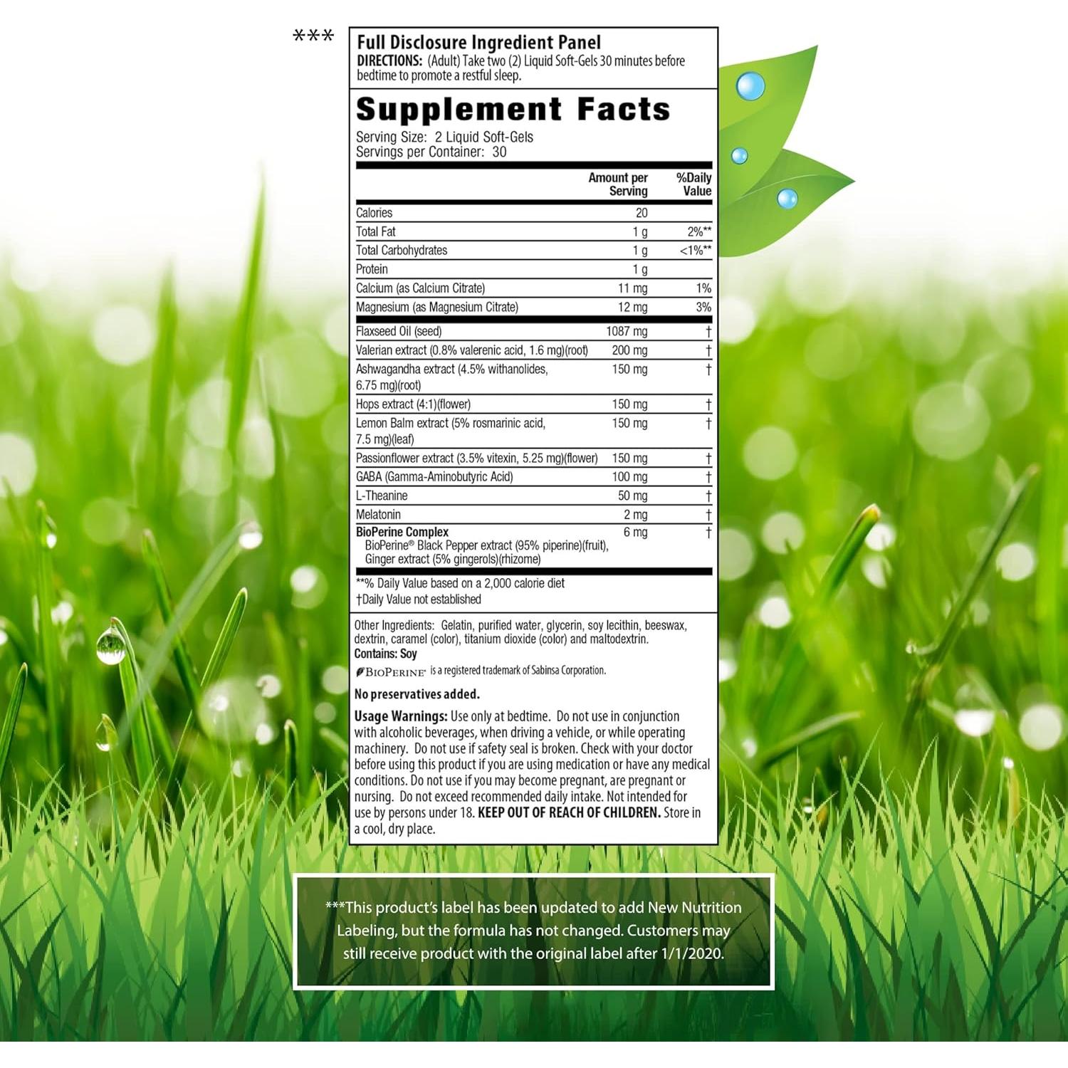 Irwin Naturals Poder para Dormir PM - 60 Gelatinas Blandas