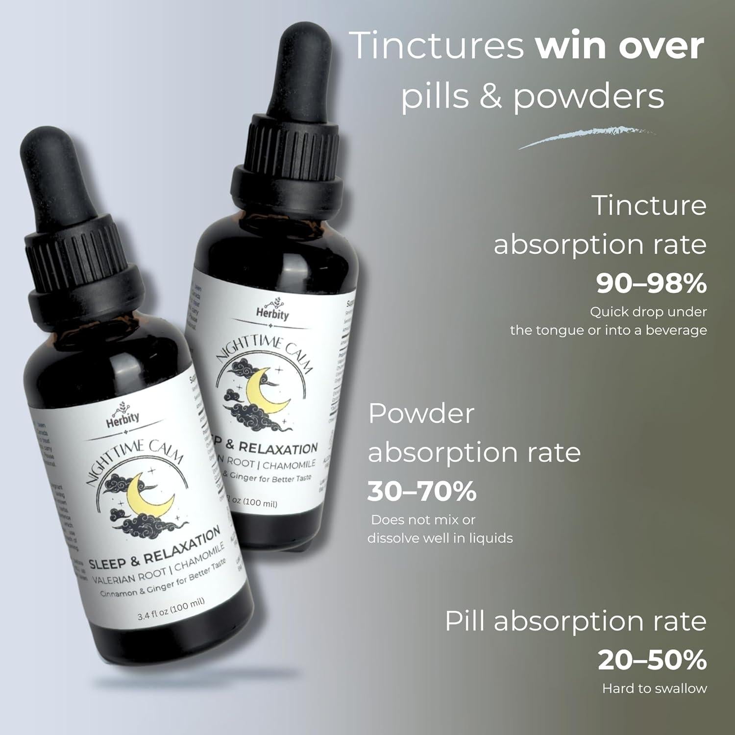 Gotas de Sueño Herbales Herbity 50 ml - Valeriana y Manzanilla