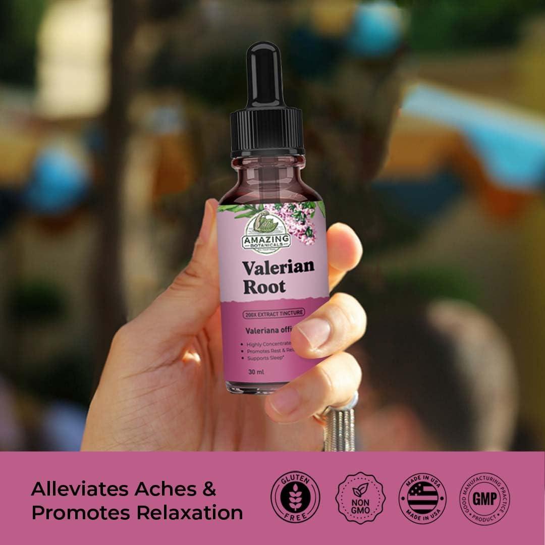 Gotas de Raíz de Valeriana Orgánica 3000mg - Extracto 29.57ml