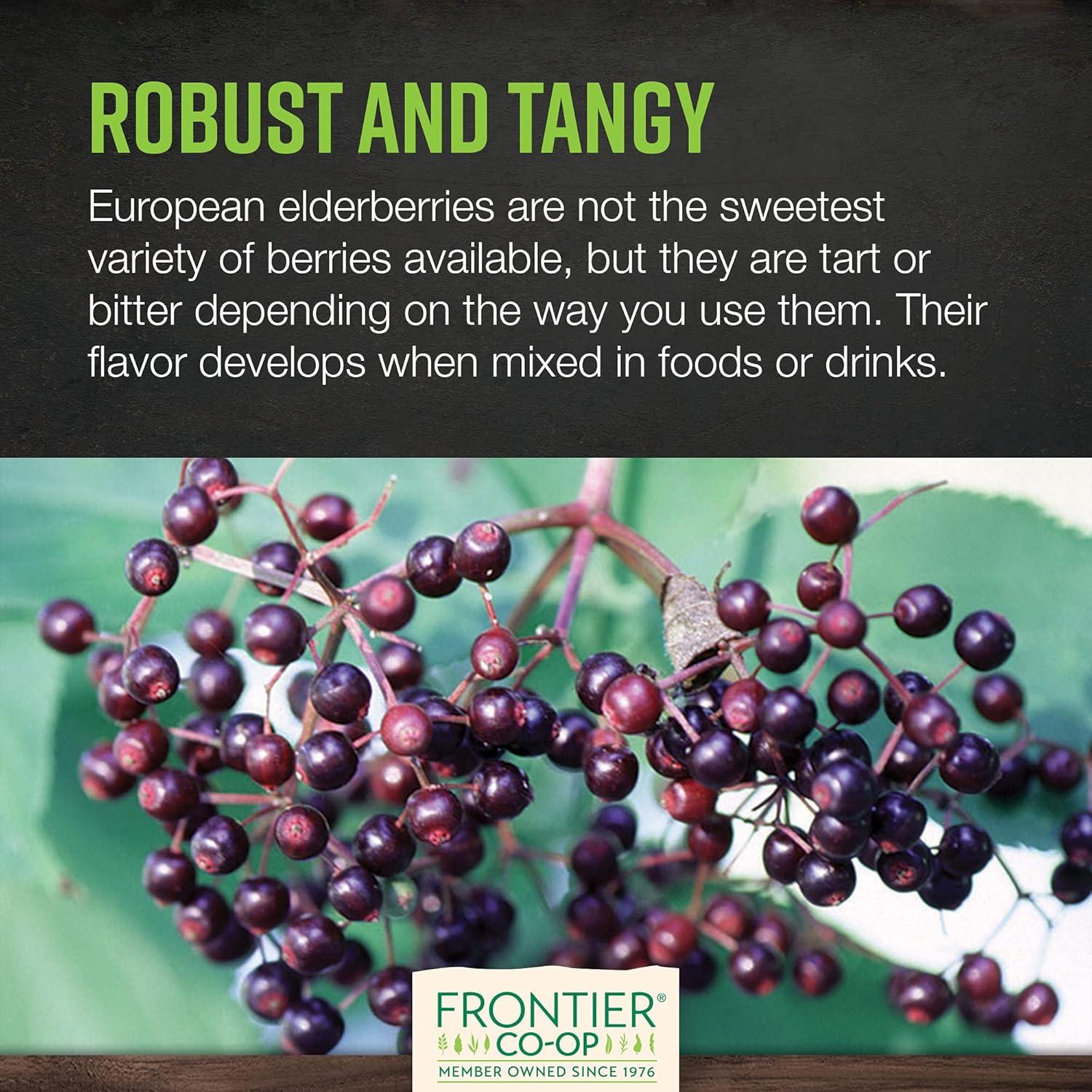 Berries de Saúco Secas Orgánicas Frontier Co-op 454g