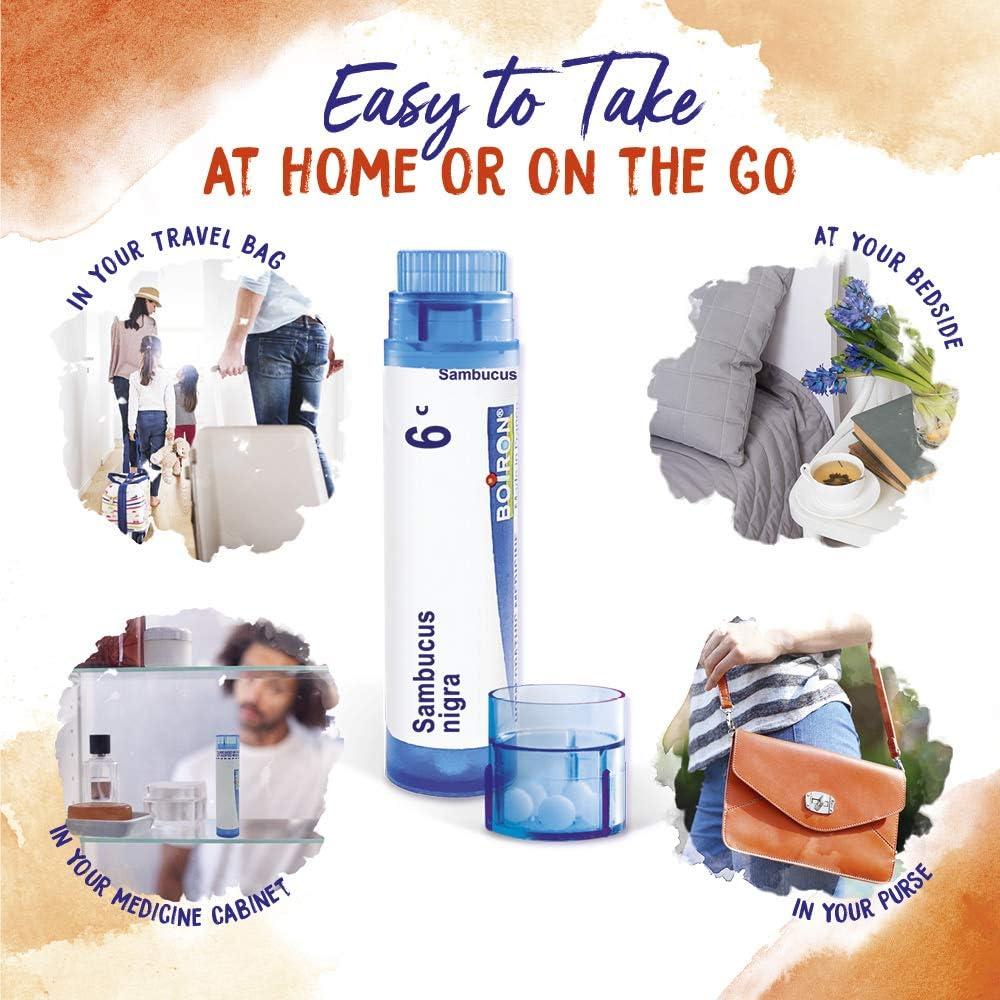 Boiron Sambucus Nigra 6C Homeopatía Alivio Tos Resfriado 240 Gránulos
