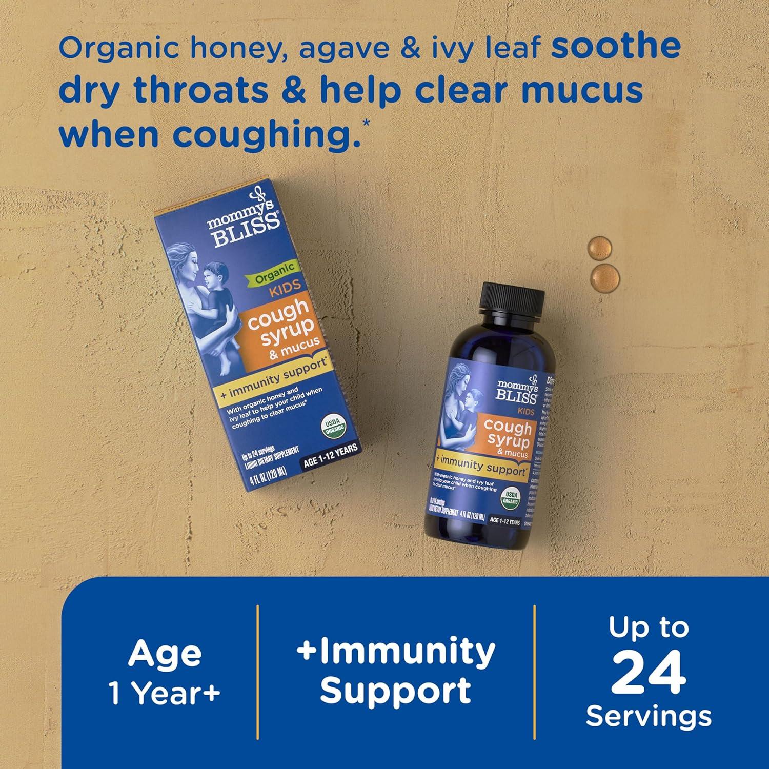 Jarabe orgánico para la tos Mommy's Bliss 118 ml niños
