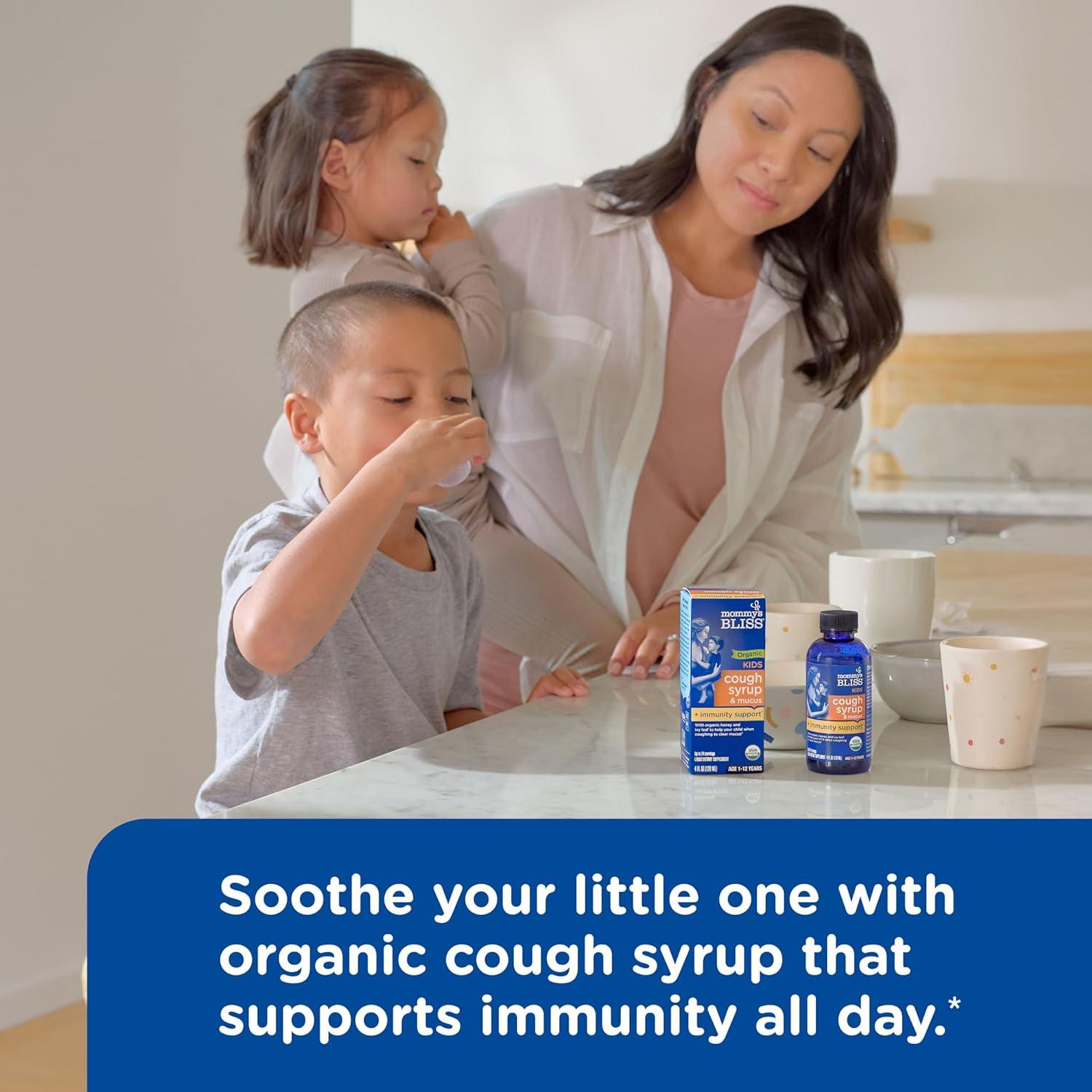 Jarabe orgánico para la tos Mommy's Bliss 118 ml niños