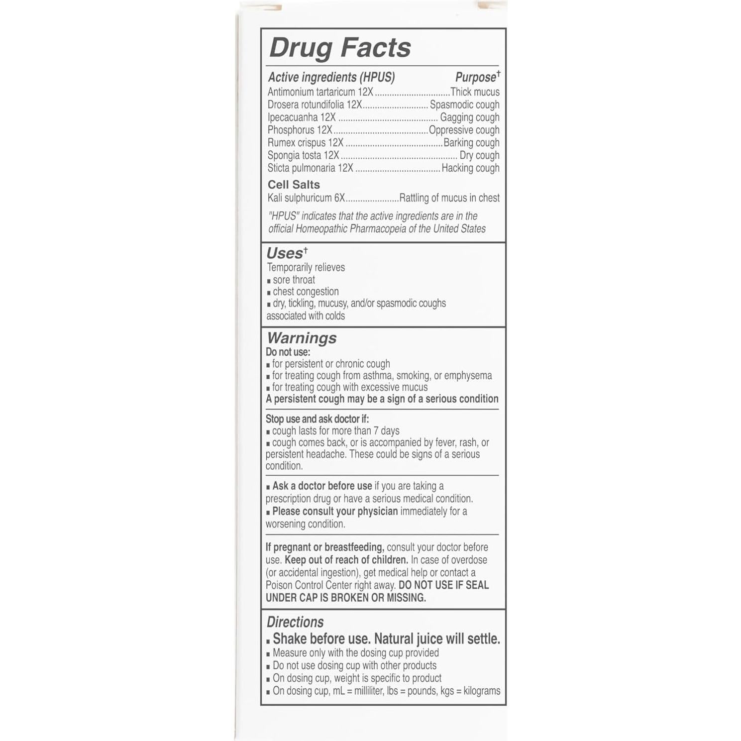 Alivio de la Tos Líquido Dr. Talbot 118 ml para Niños