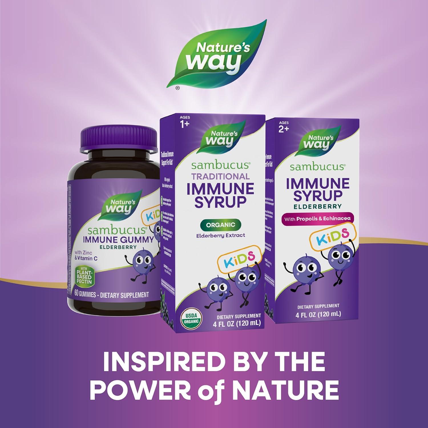 Jarabe Inmunológico Sambucus Nature's Way 118 ml Orgánico