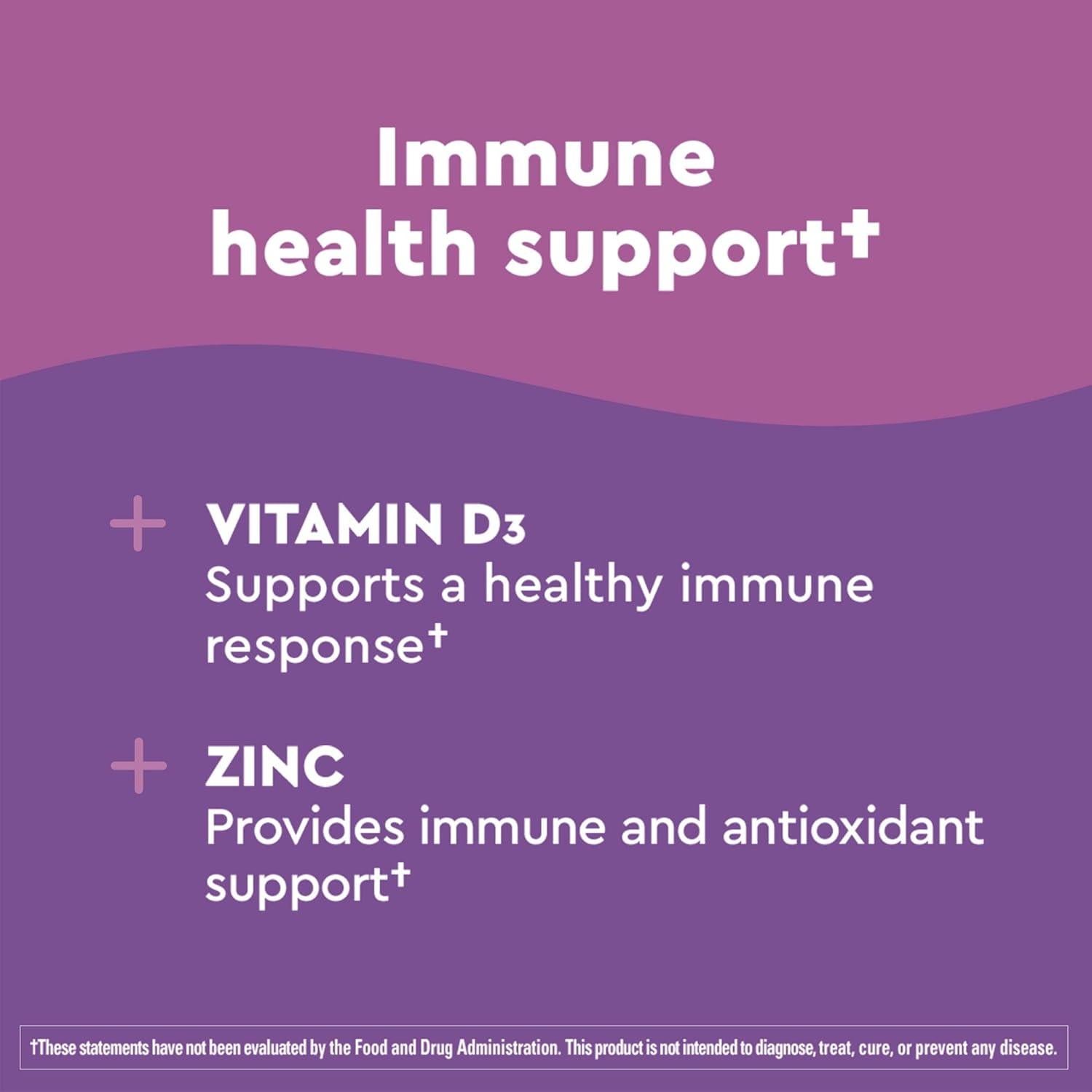 Nature Made Wellblends Suplemento Inmunológico 30 Tabletas D3 Zinc