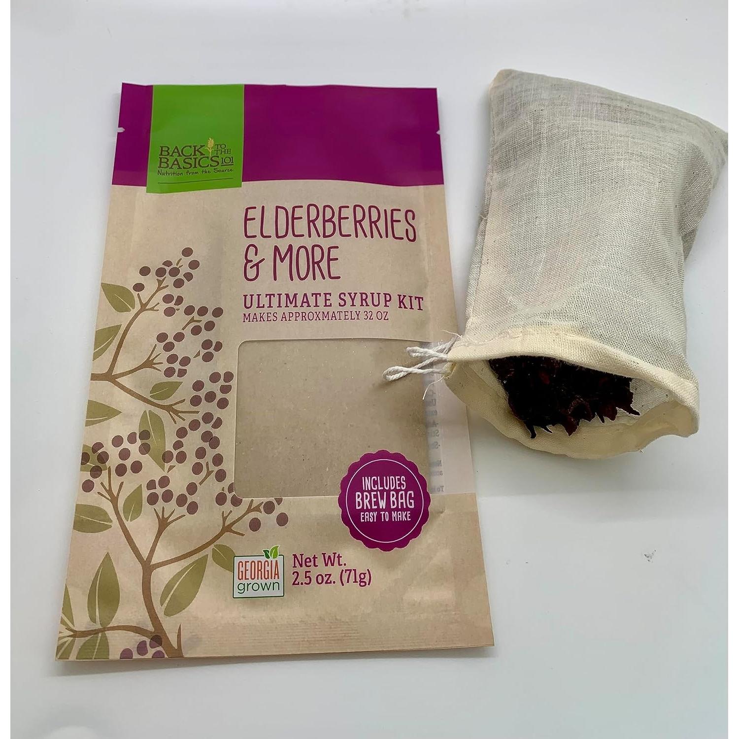 Mezcla de Jarabe Orgánico Saúco y Miel - 0.95 L - Back To The Basics