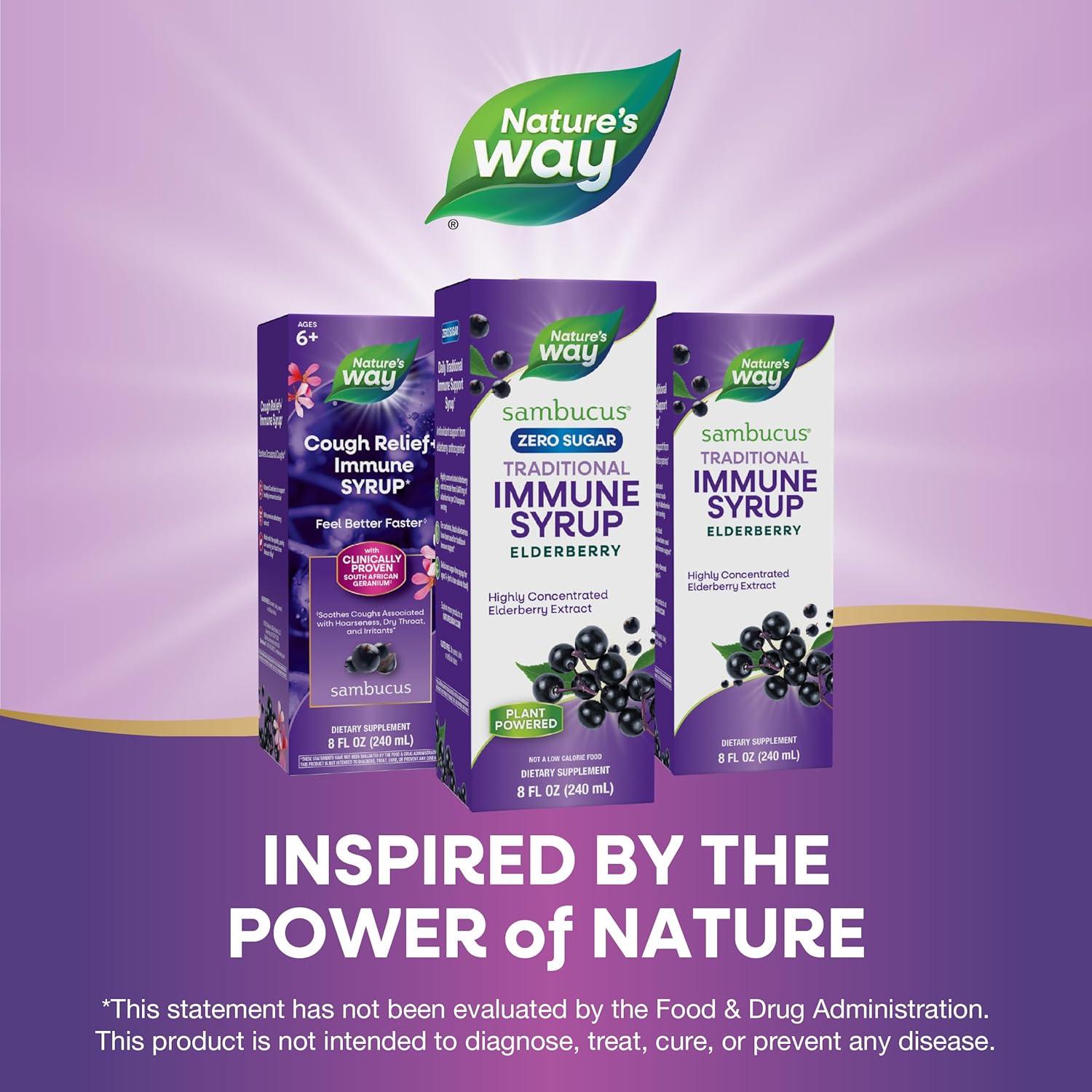 Jarabe Inmunológico Sambucus Nature's Way Sin Azúcar 240 mL