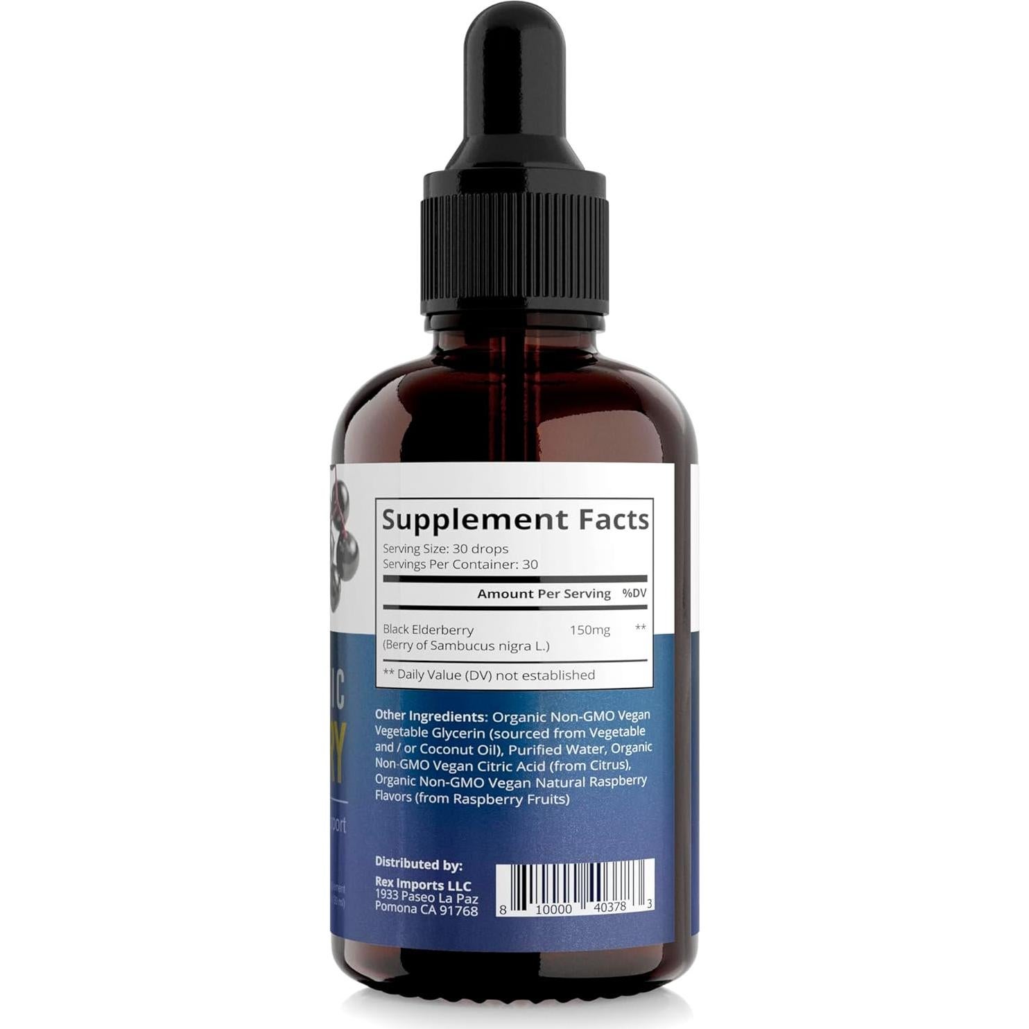 Jarabe de Saúco Orgánico MaxImmunity - 30 Días Adultos, 60 Días Niños