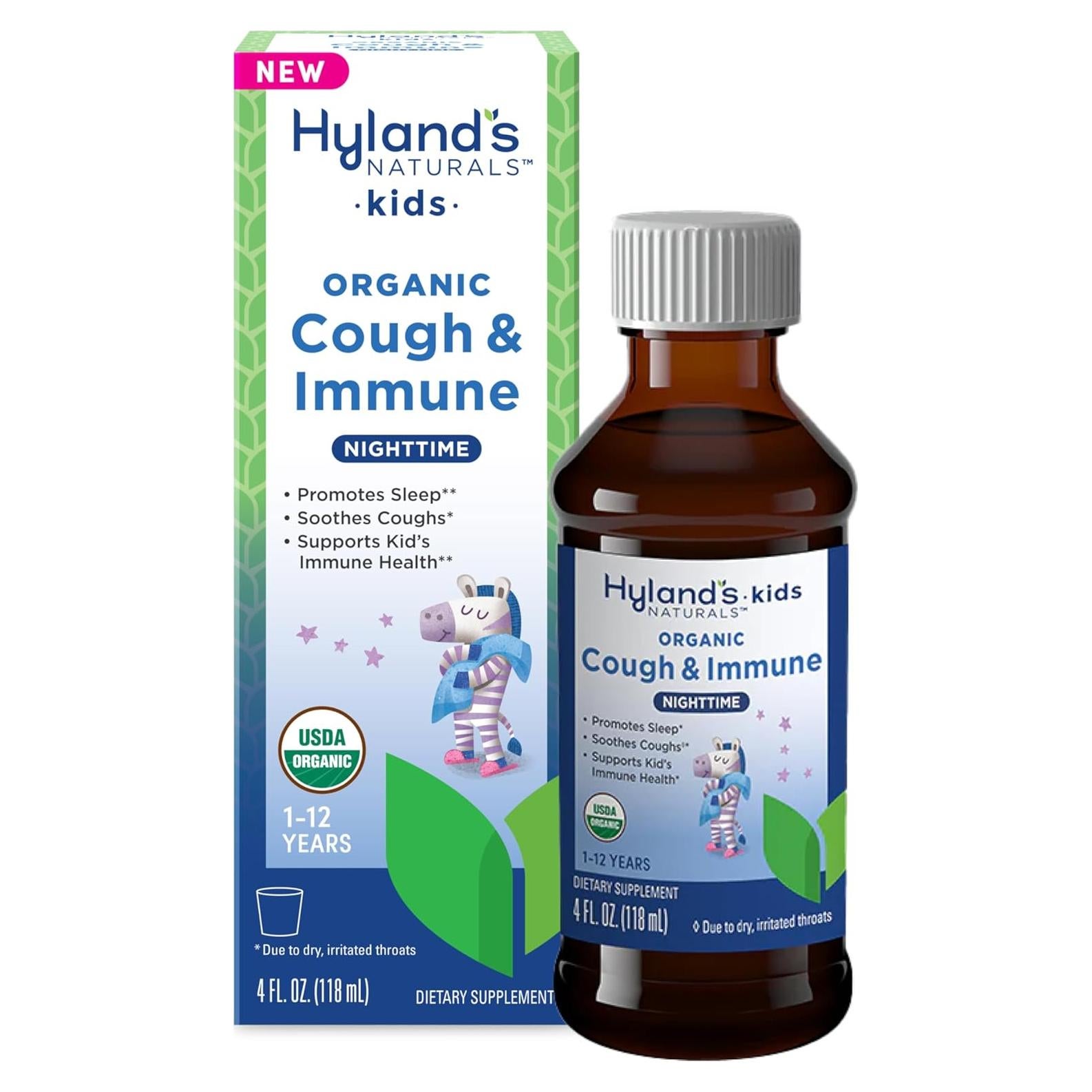 Jarabe orgánico para la tos y la inmunidad Hyland's Kids 118 ml