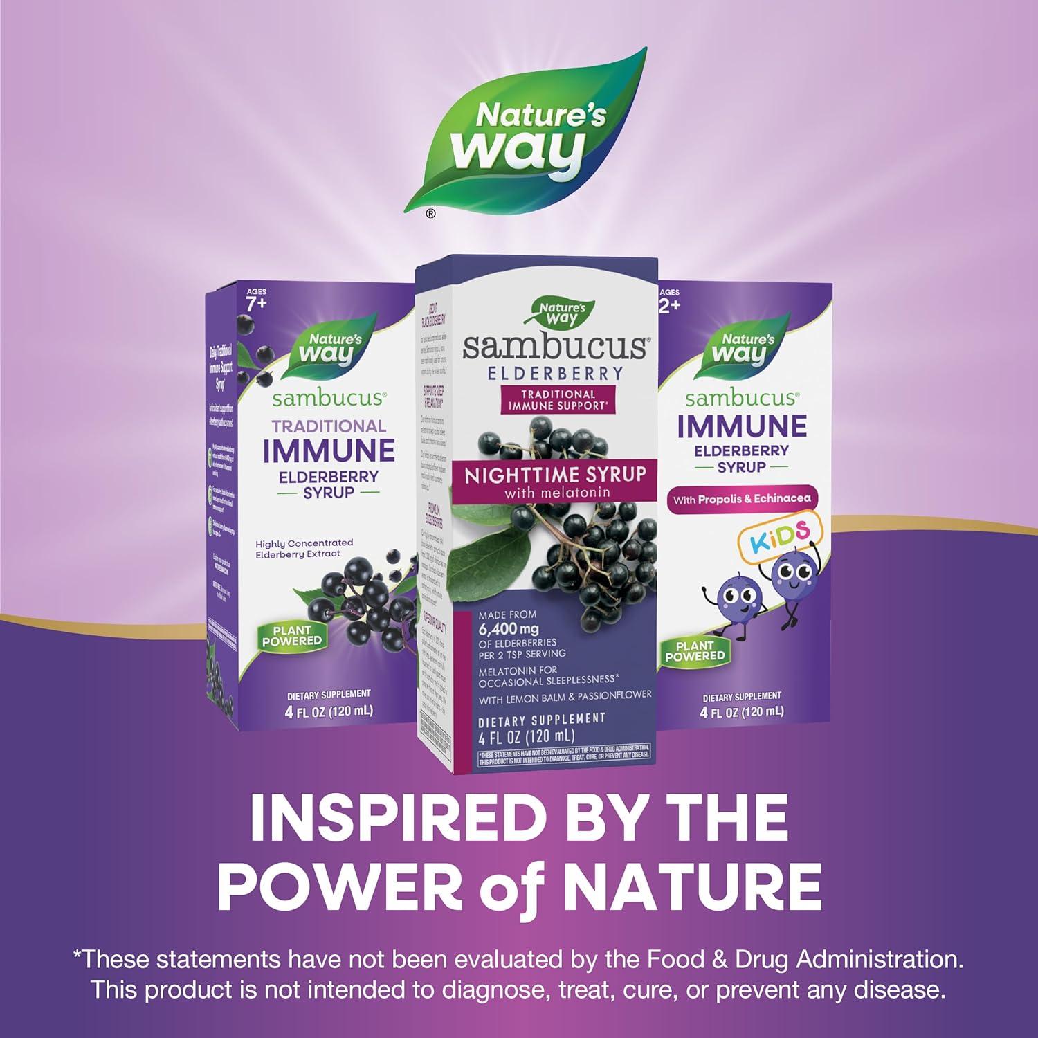 Jarabe Nocturno Nature's Way con Melatonina 118 ml