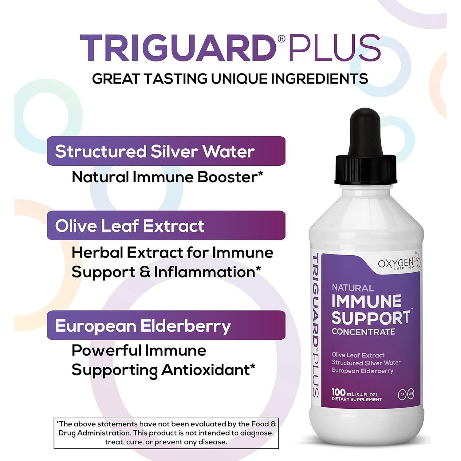 Triguard Plus 100ml | Plata Coloidal + Saúco + Hoja de Olivo