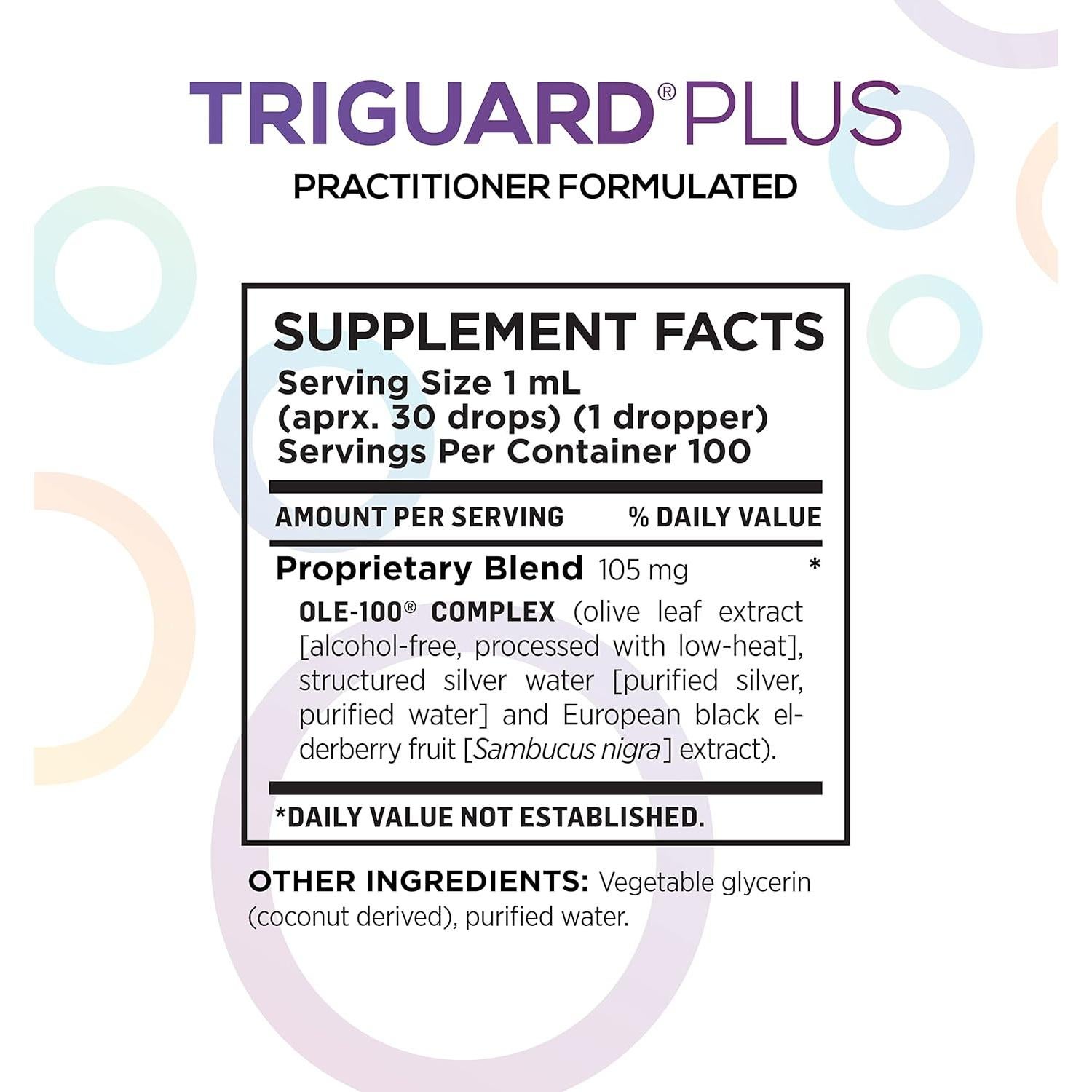 Triguard Plus 100ml | Plata Coloidal + Saúco + Hoja de Olivo