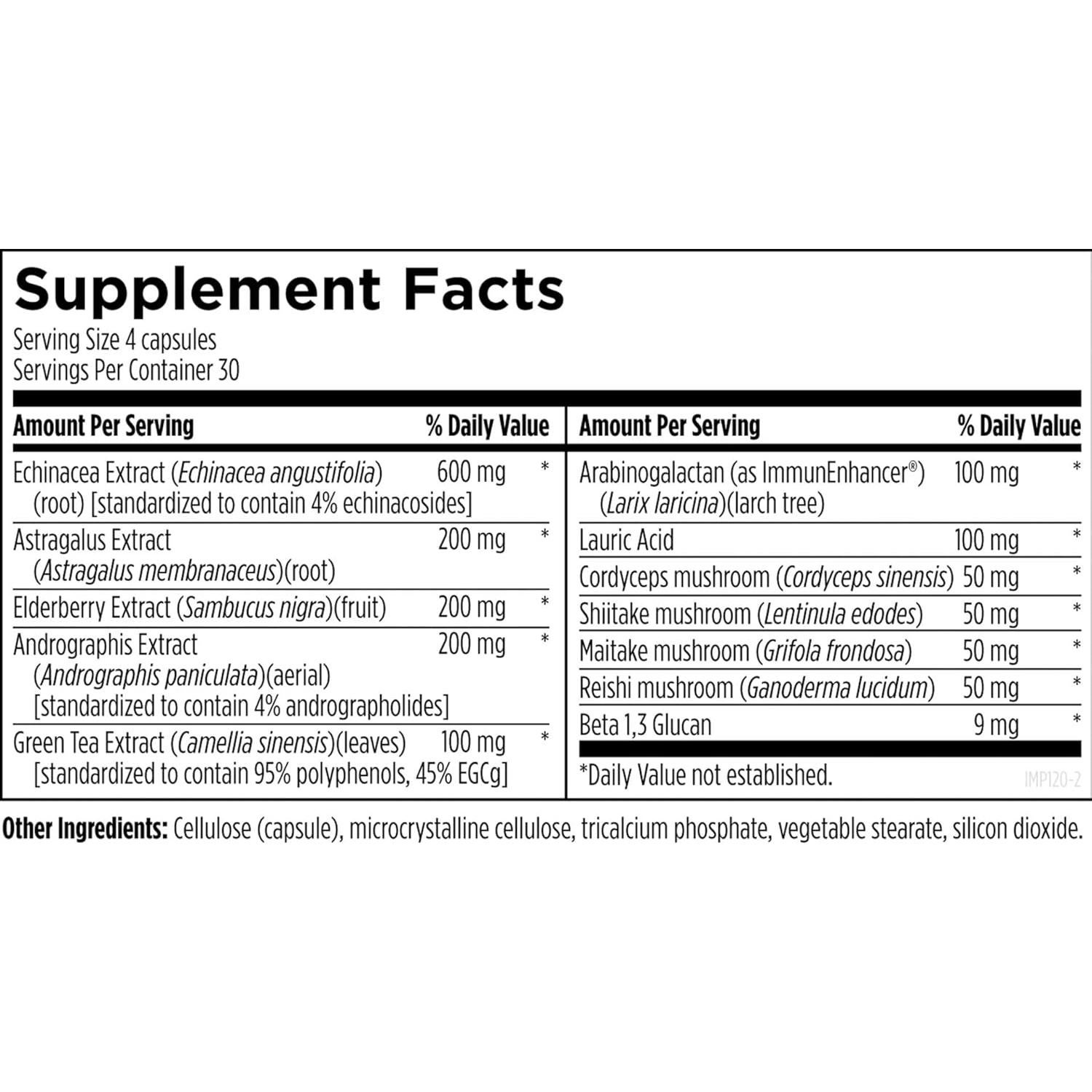 Suplemento Inmunitona Plus Herbal 120 Cápsulas - Diseños para la Salud