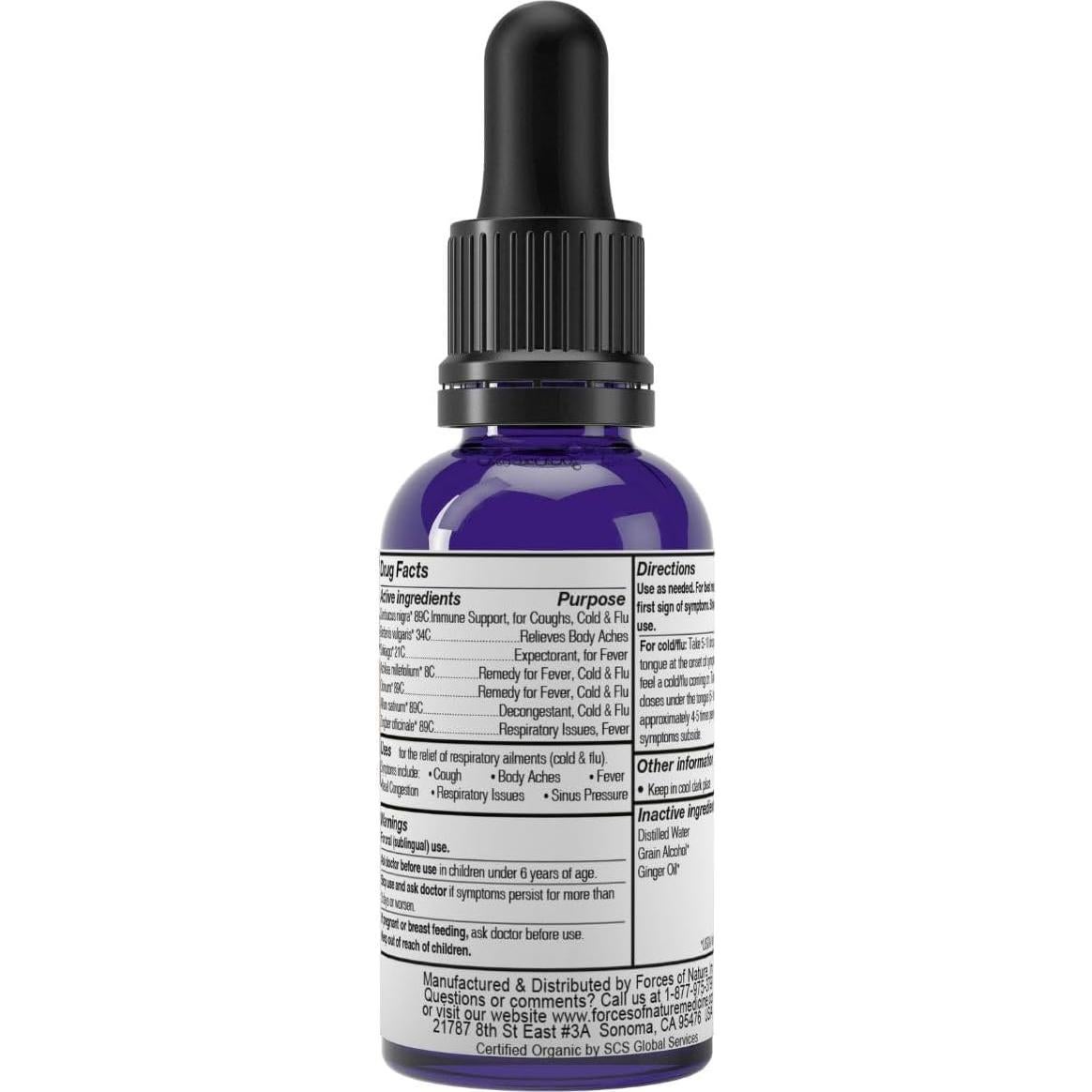 Fuerzas de la Naturaleza Alivio Resfriado y Tos 29.57 ml