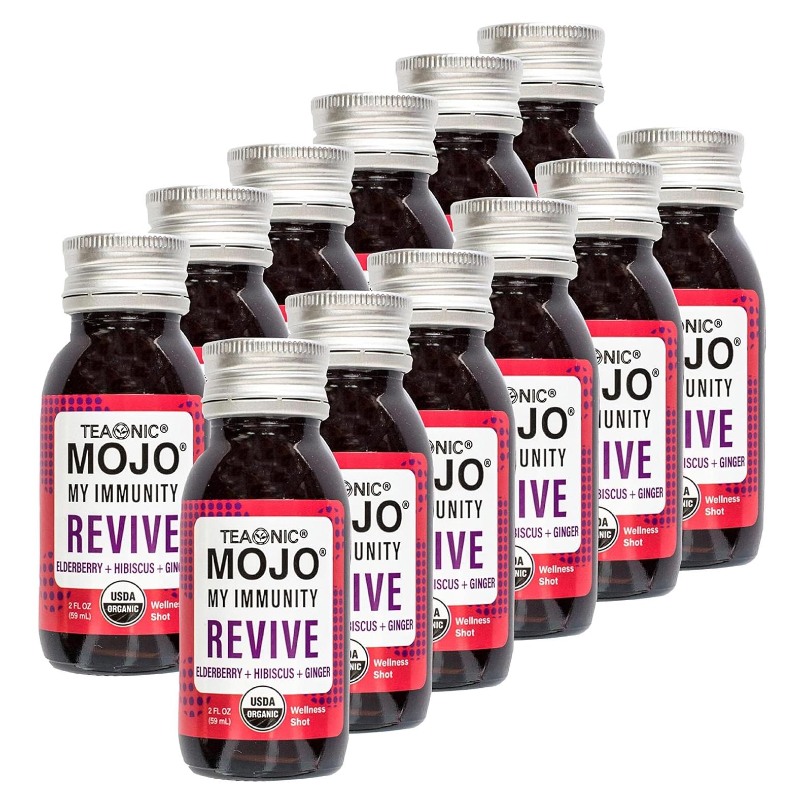 TEAONIC Mi Mojo de Inmunidad - Jugo Herbal Orgánico 12x59ml