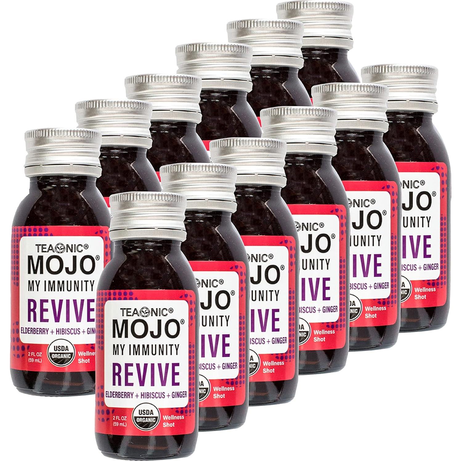 TEAONIC Mi Mojo de Inmunidad - Jugo Herbal Orgánico 12x59ml