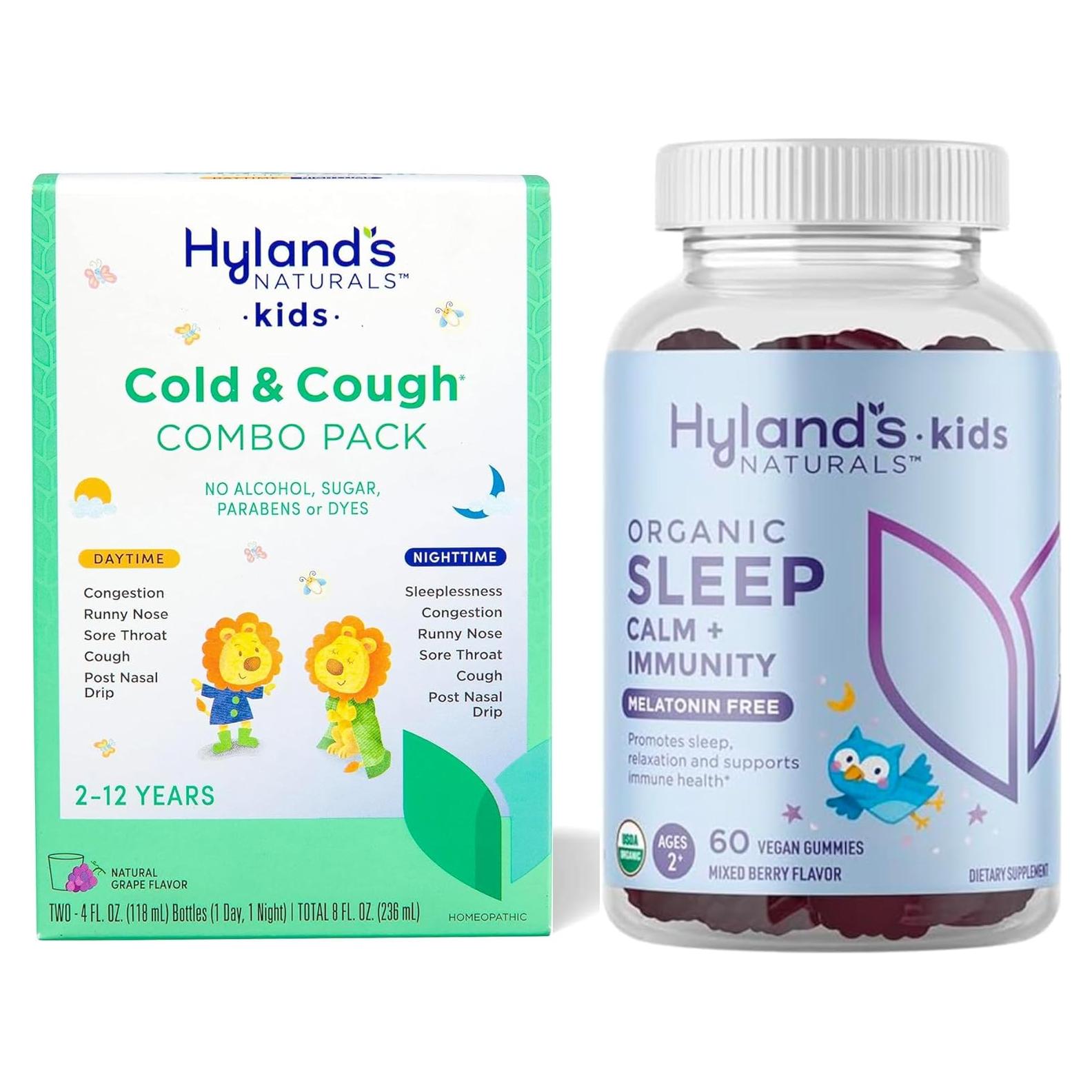 Paquete de Frío y Tos Hyland para Niños 2+ con Gominolas