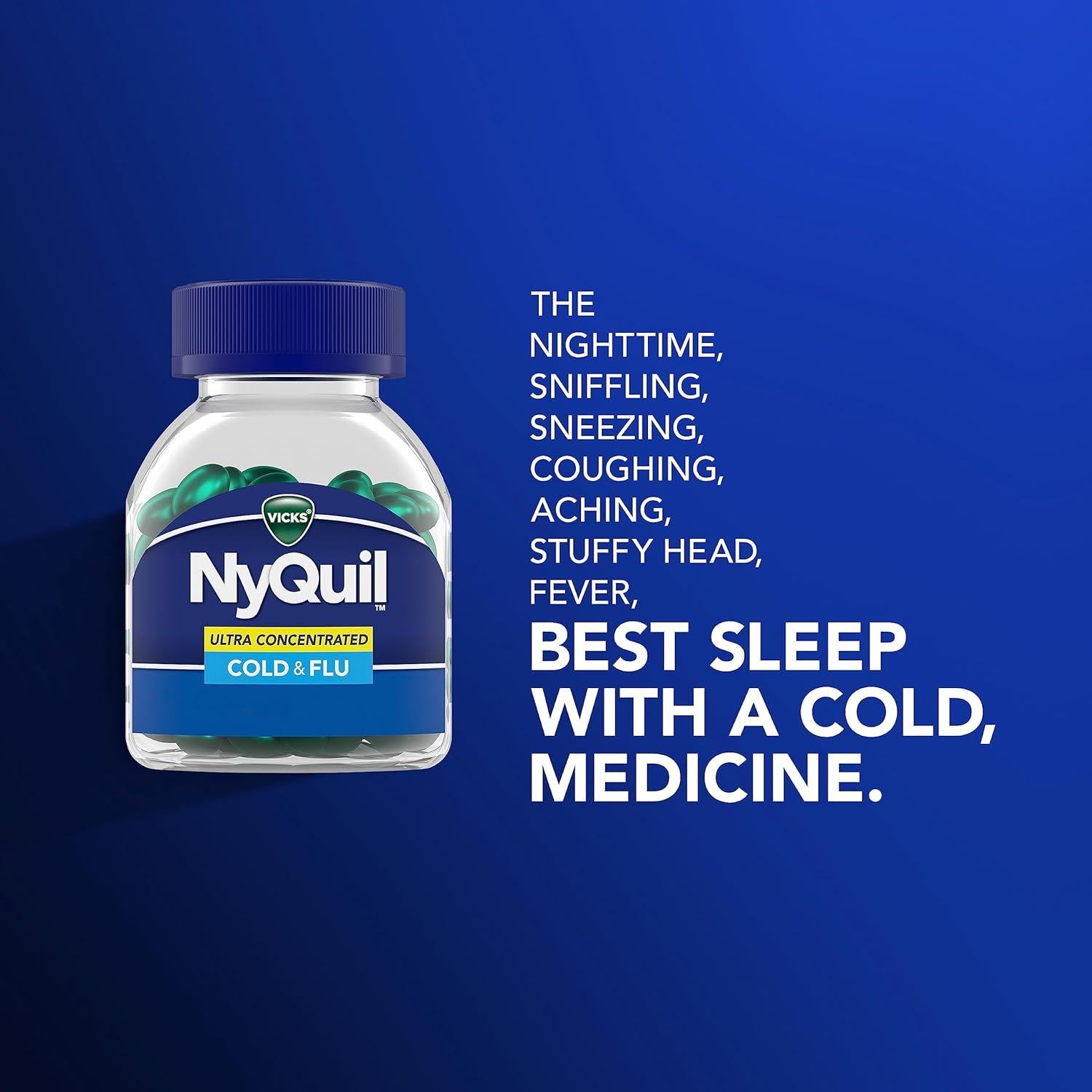 Vicks DayQuil y NyQuil Ultra Concentrado 96 Liquicaps