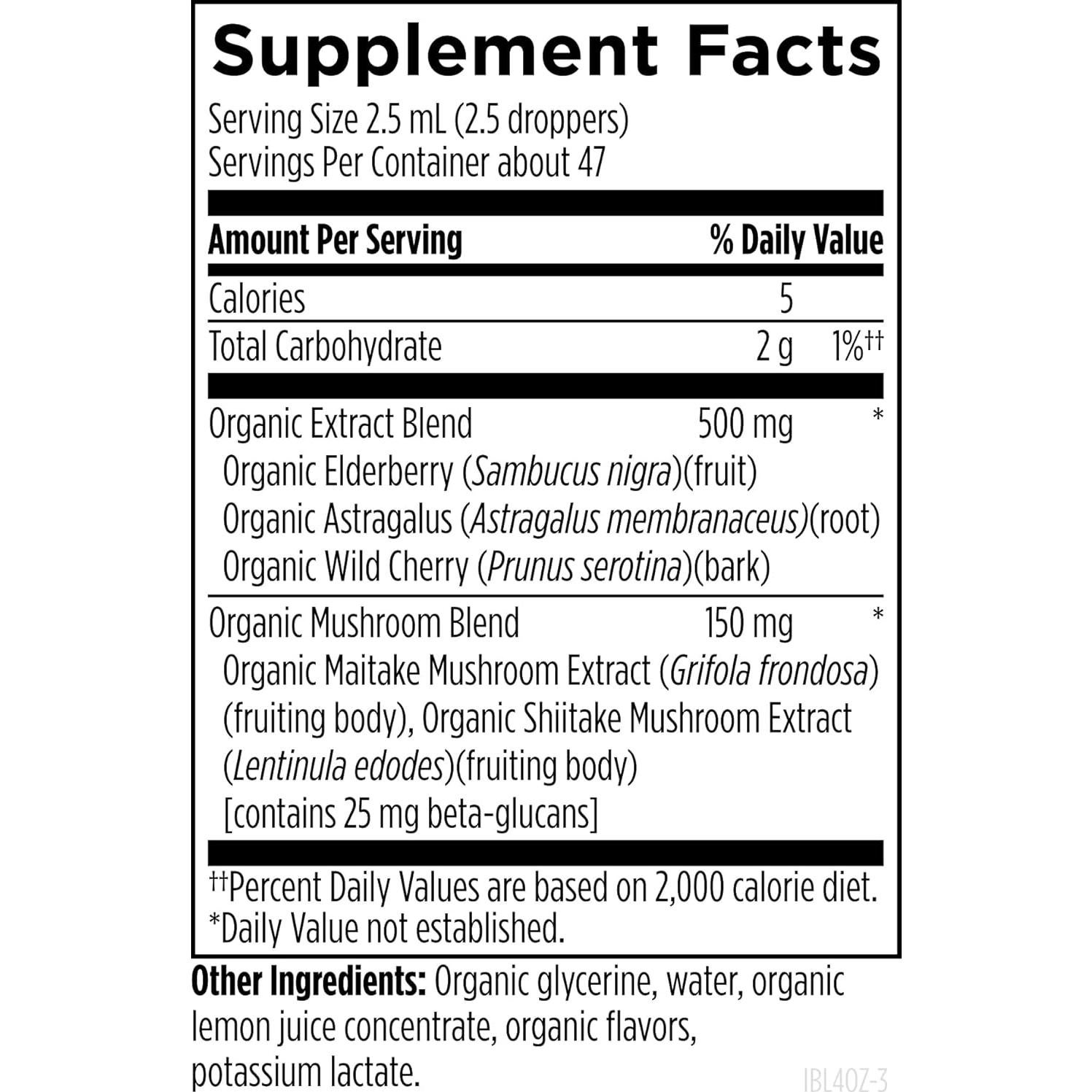 Jarabe InmunoBerry Orgánico Designs for Health 118 mL