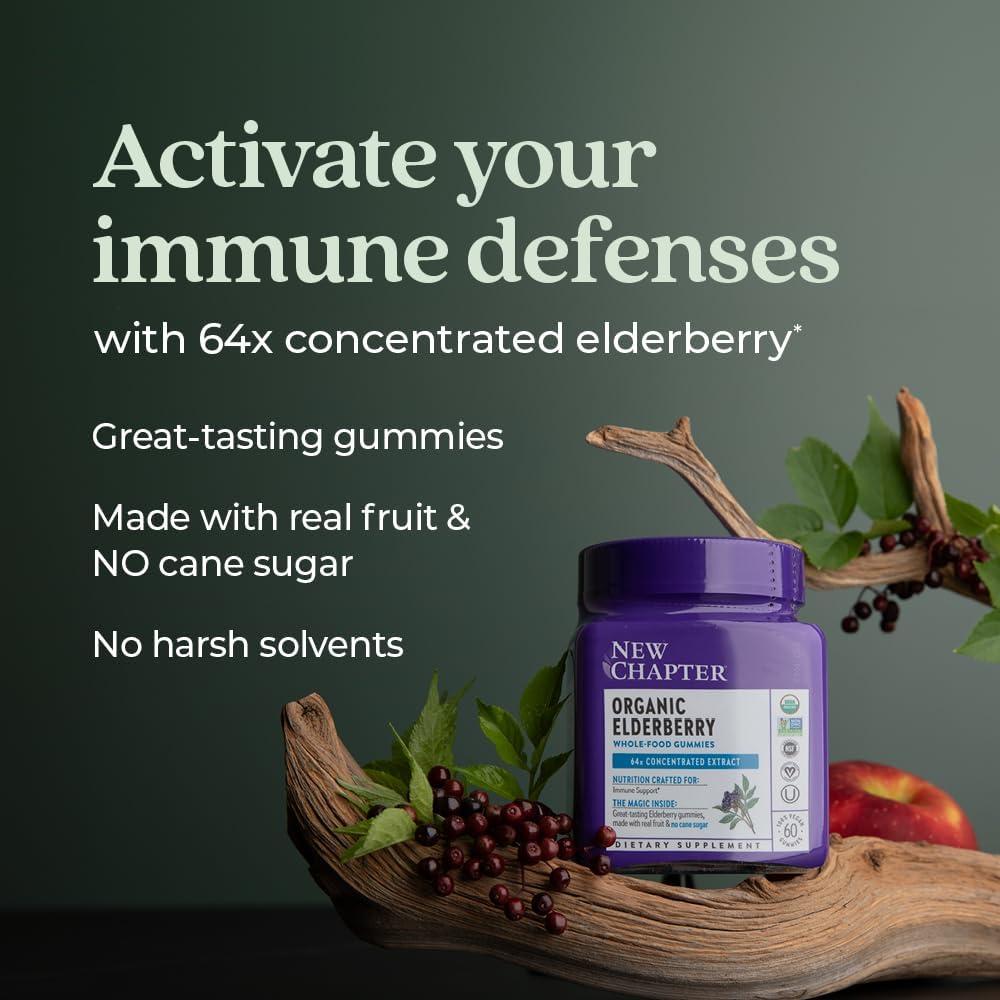 Gomitas Orgánicas New Chapter 60 ct - Soporte Inmunológico