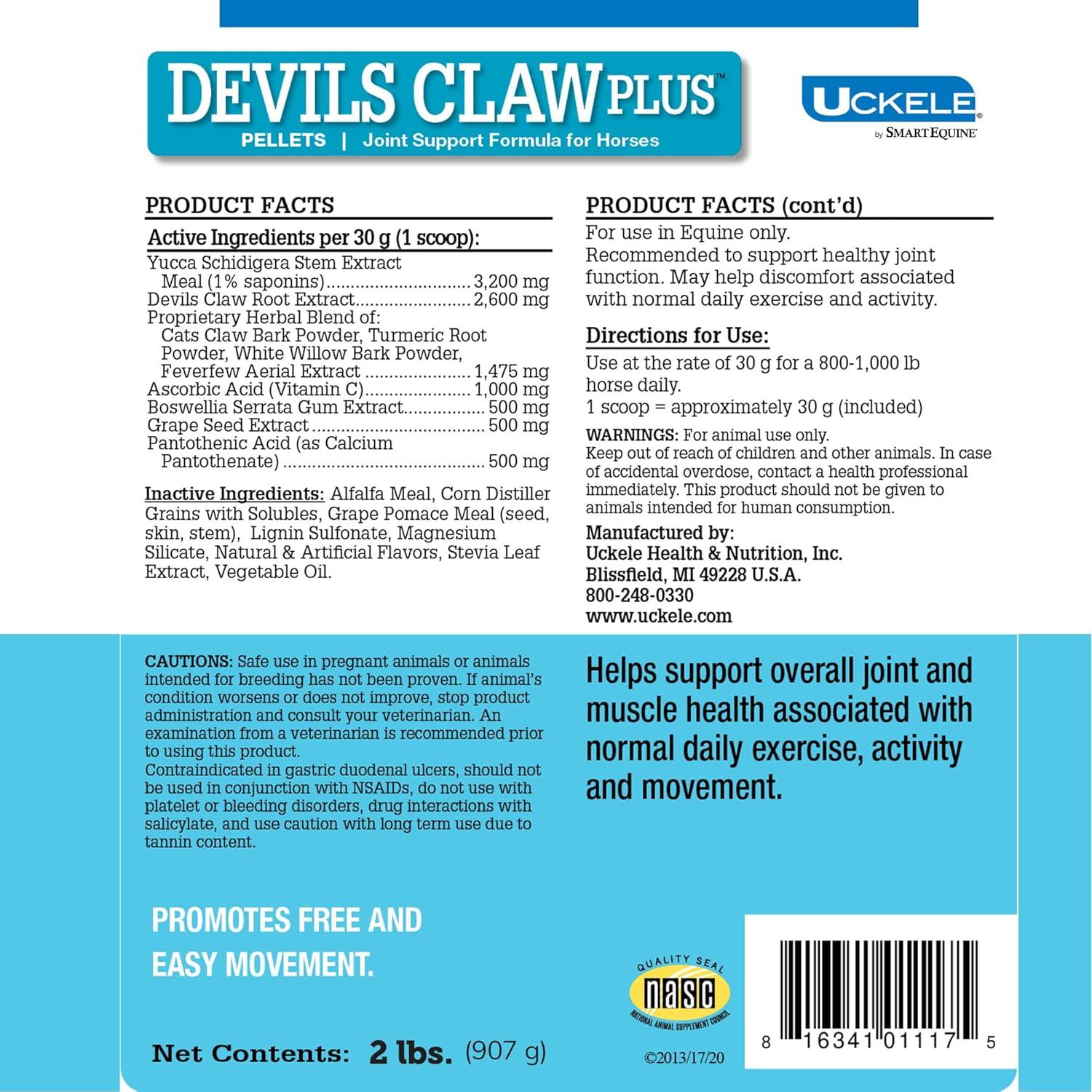 Suplemento Articular Uckele Garra del Diablo Plus 0.91 kg