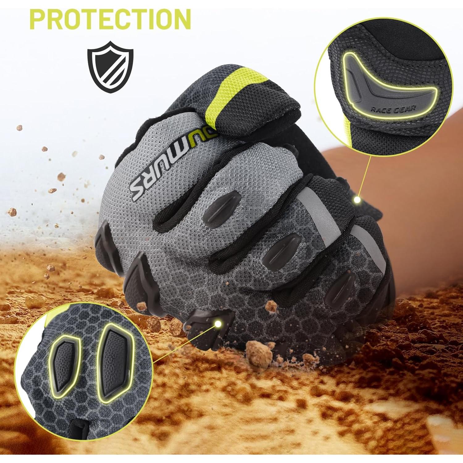 Guantes de Motocicleta OUMURS D003TY05911MC Táctiles Azul