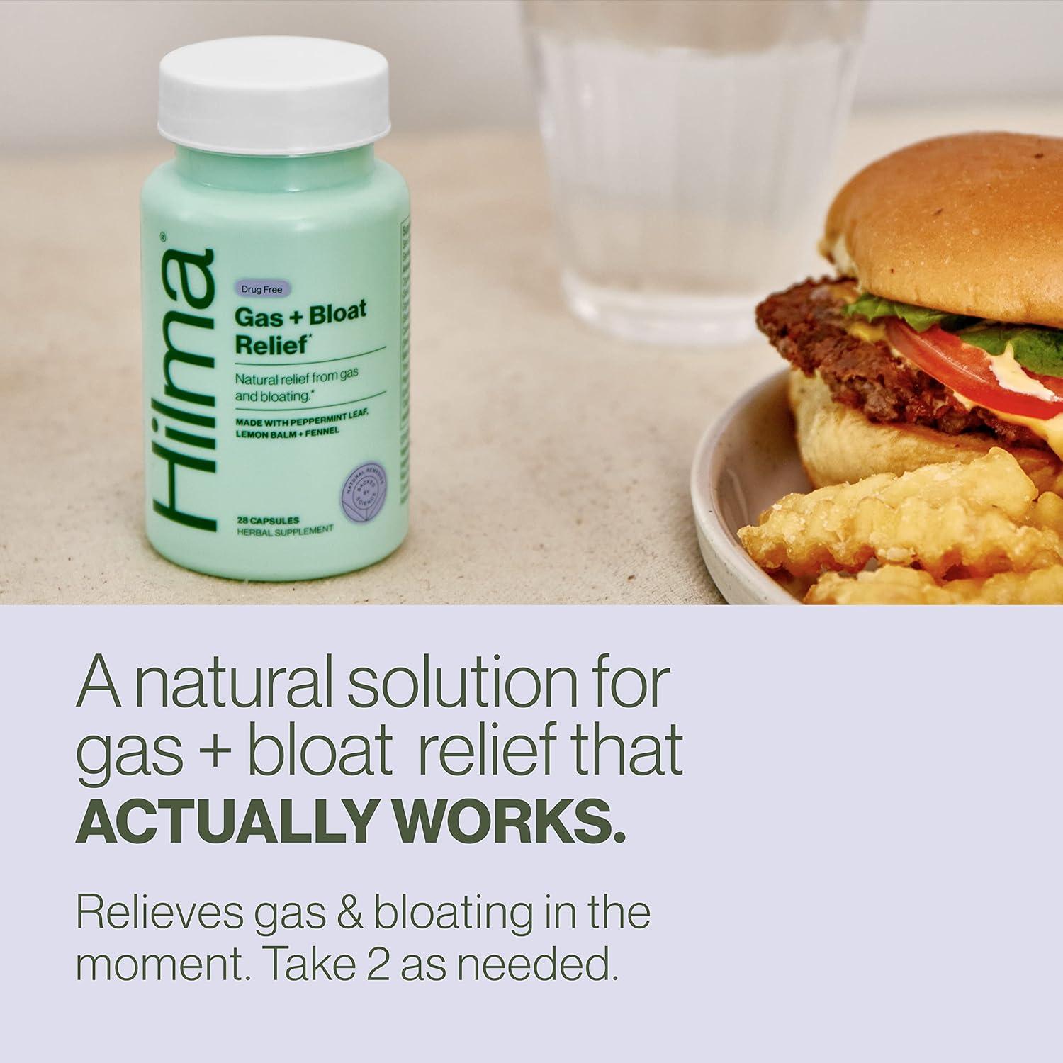 Hilma Alivio Natural de Gas y Distensión Abdominal 50 Cápsulas