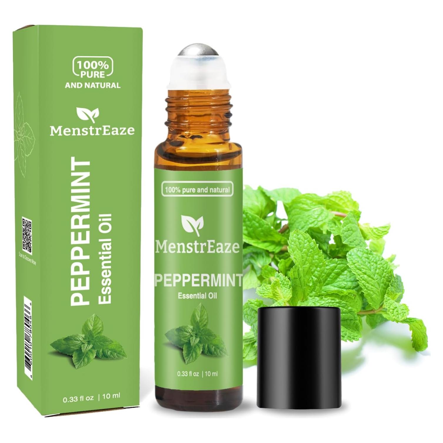 Aceite Esencial de Menta MenstrEaze 10ml - Alivio Migrañas y Náuseas