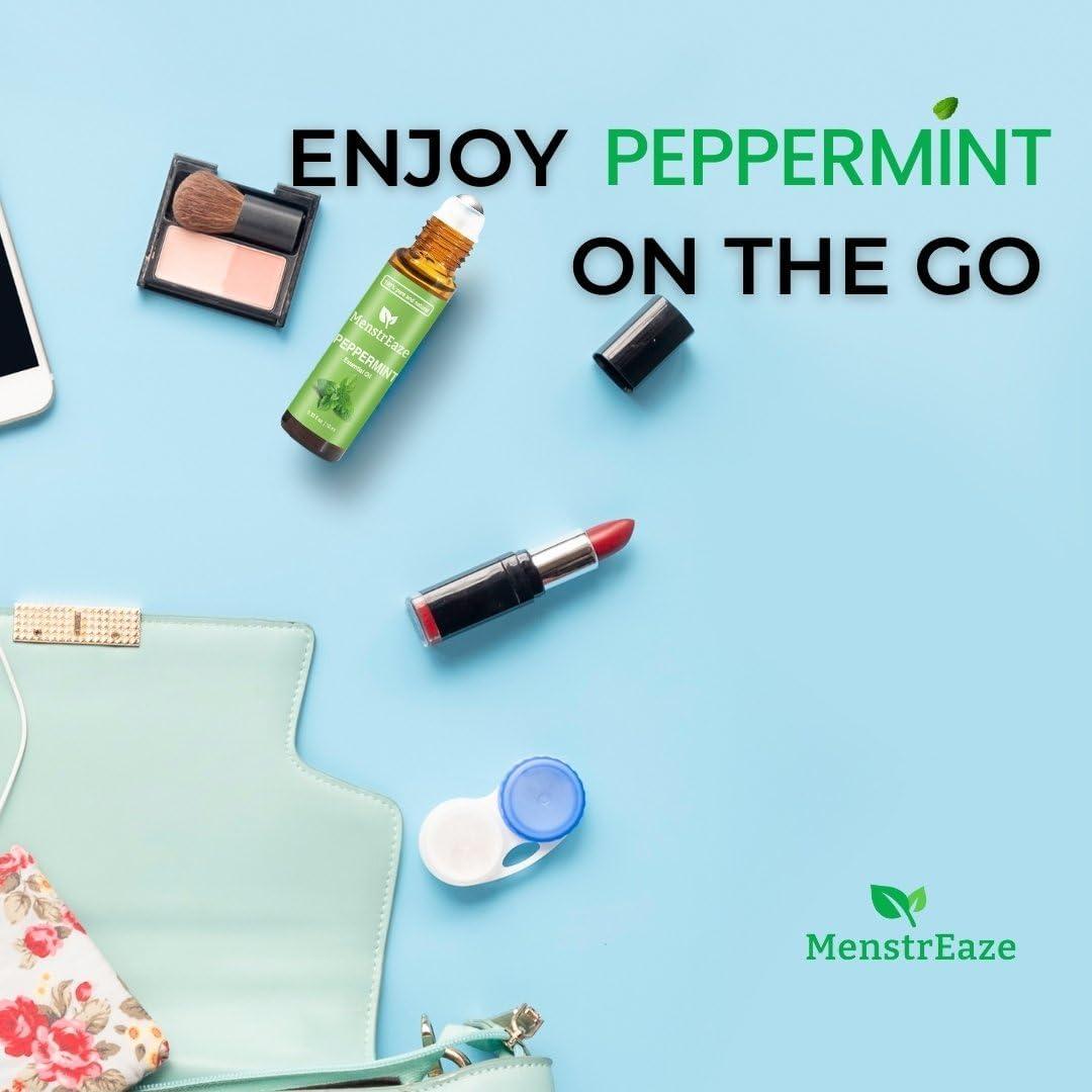 Aceite Esencial de Menta MenstrEaze 10ml - Alivio Migrañas y Náuseas