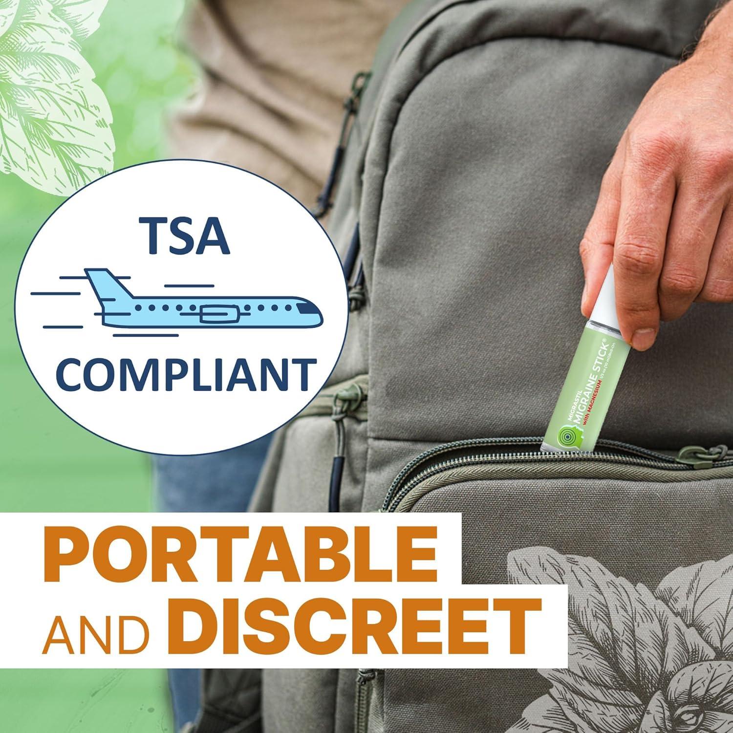 Palito para Migraña con Magnesio y Aceite Esencial 10 ml