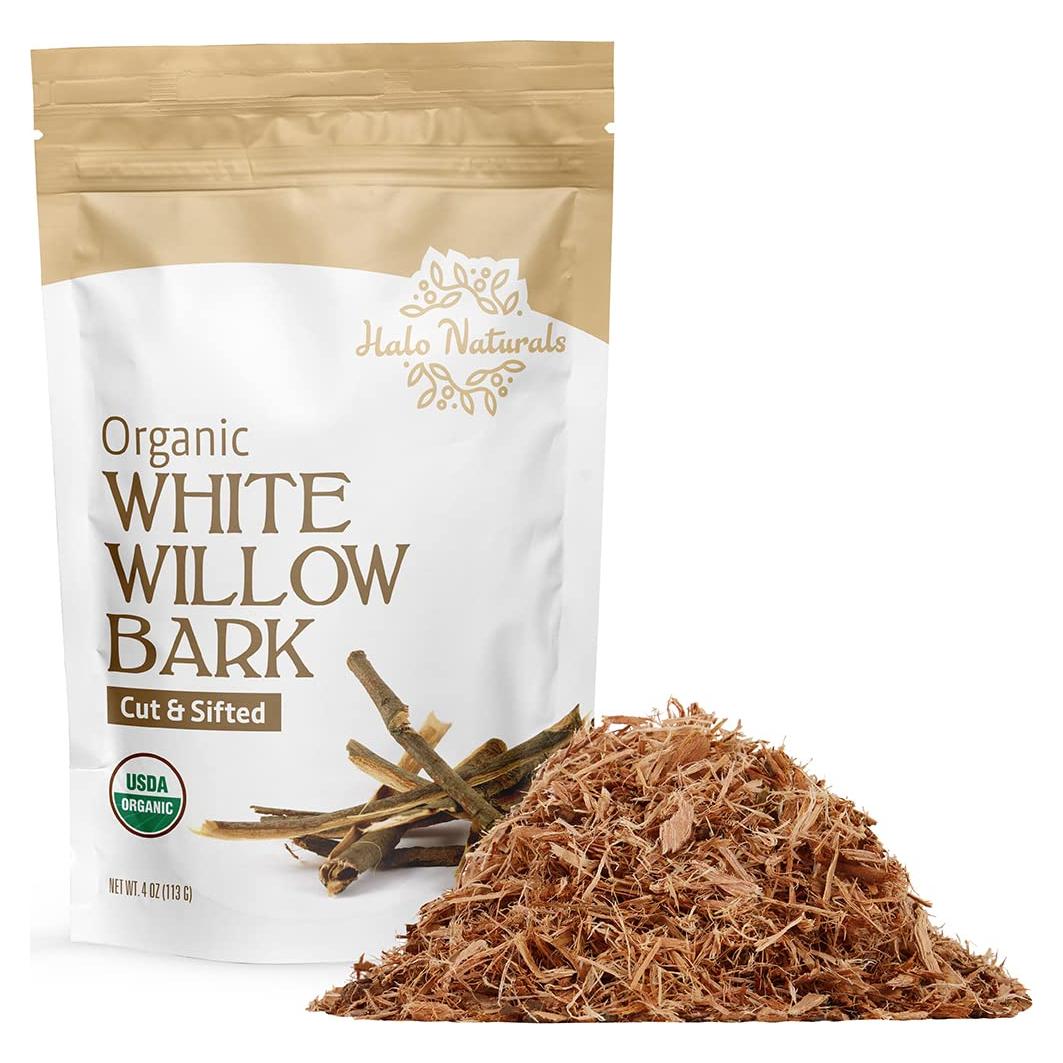 Corteza de Sauce Blanco Orgánico Halo Naturals 113g - USDA