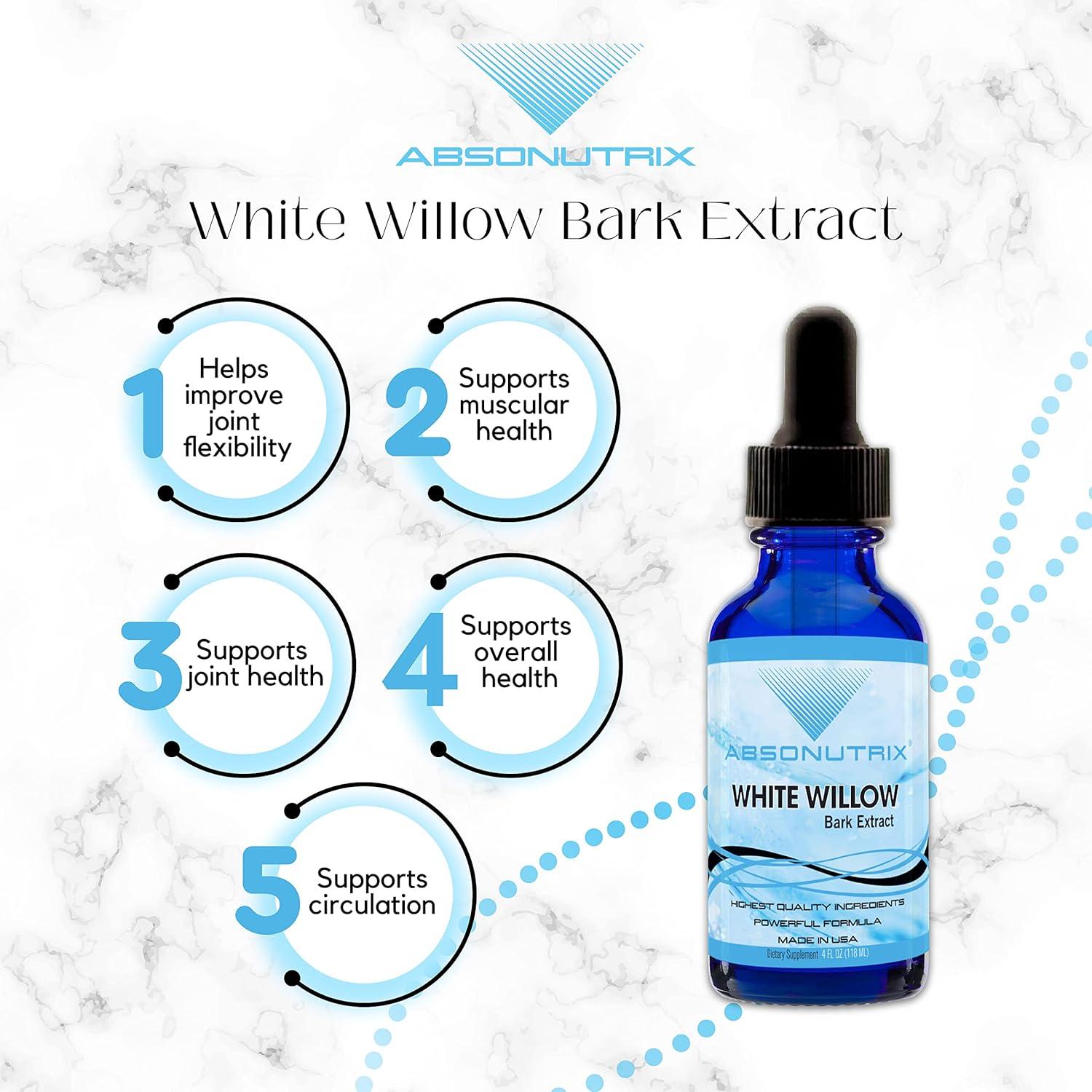 Extracto de Corteza de Sauce Blanco Absonutrix 590 mg 200 Porciones