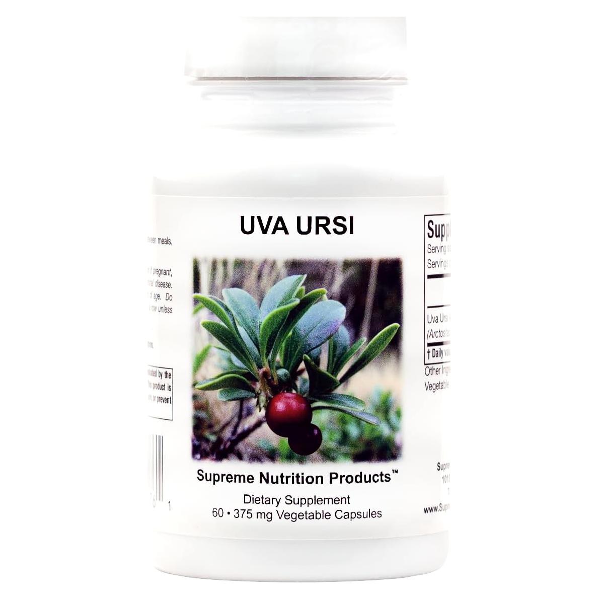 Cápsulas Vegetarianas Uva Ursi Nutrición Suprema 60 Unidades