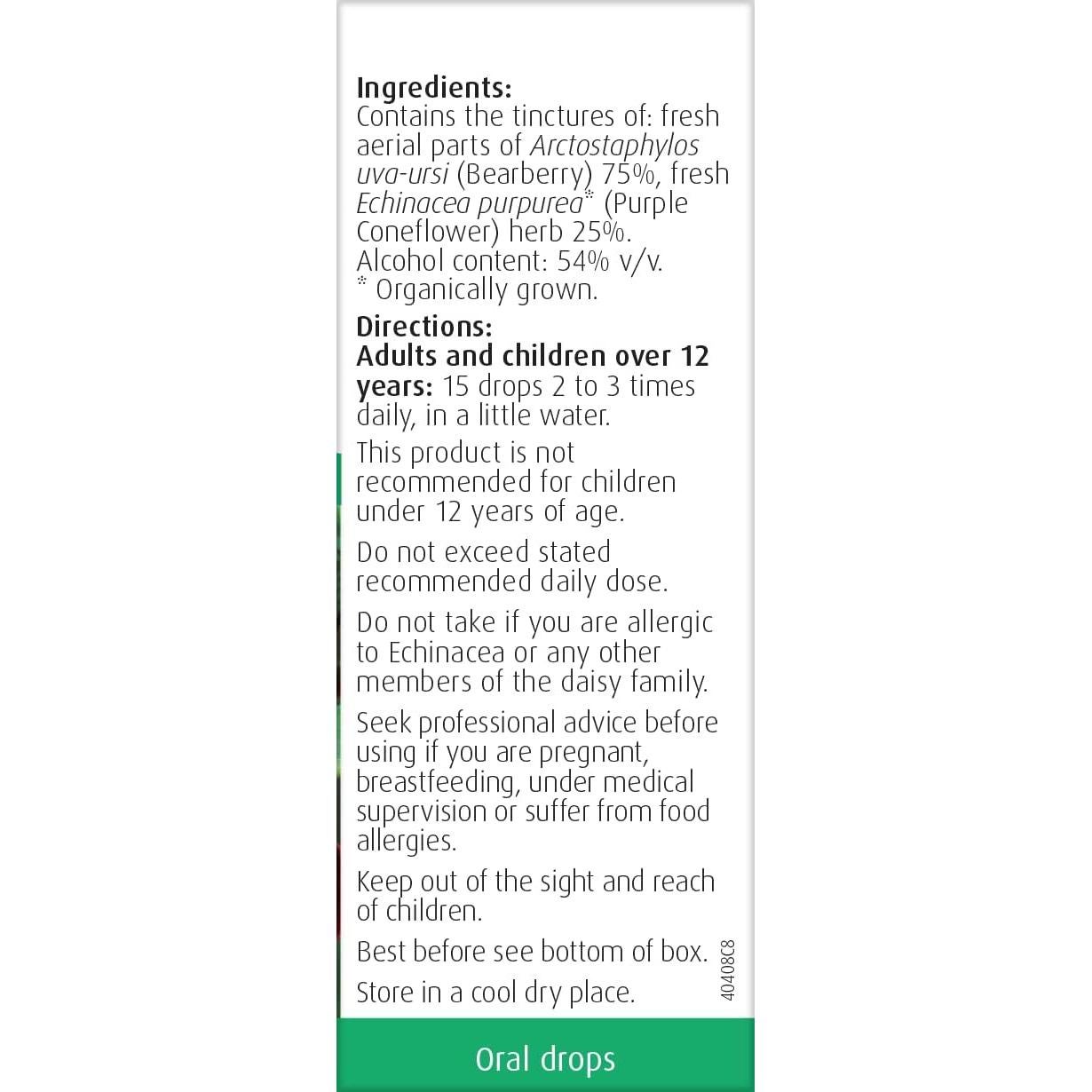 A.Vogel Complejo Uva Ursi 50ml - Extracto Natural