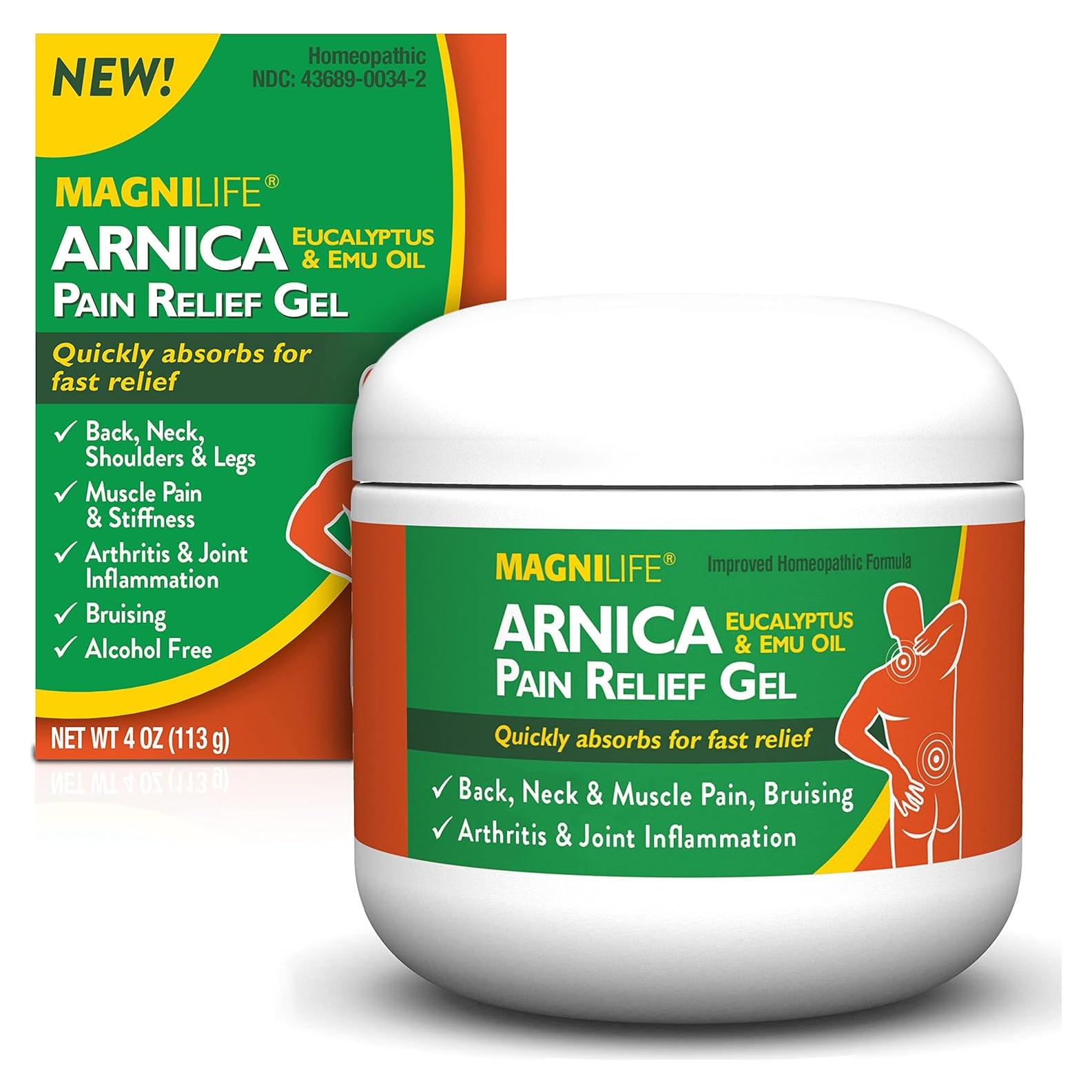 Gel Alivio Dolor MagniLife Arnica 113g - Eucalipto y Emú