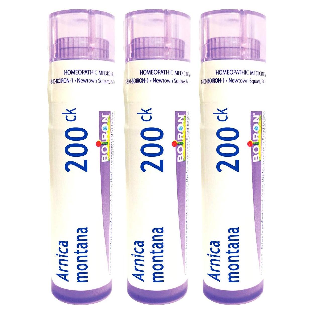 Boiron Arnica Montana 200CK Homeopatía 3 Paquetes de 240 Gránulos