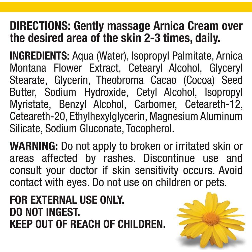 Crema de Árnica Natural Real Relief 113.4 g - Alivio Dolor