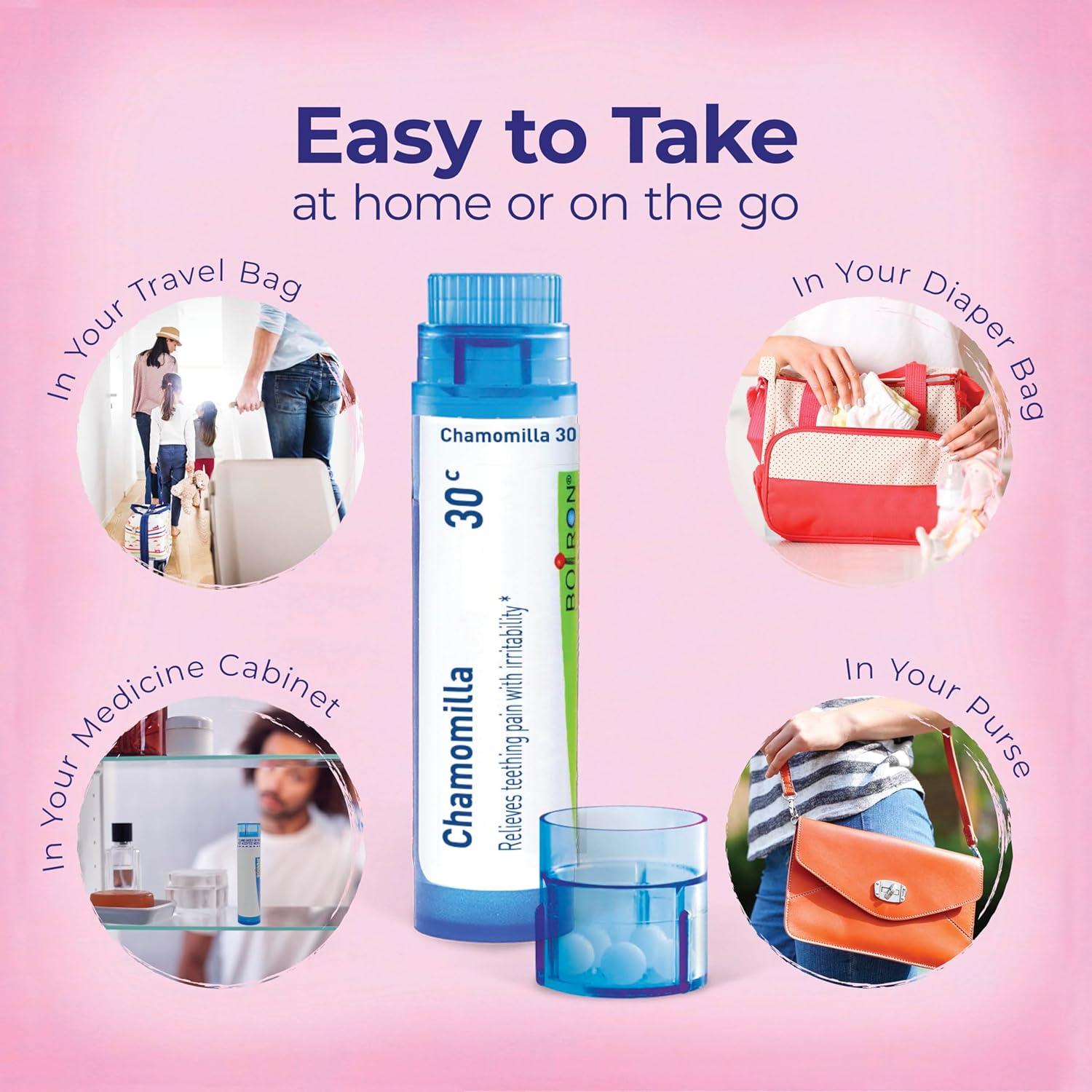 Boiron Chamomilla 30C Homeopatía para Dentición 240 Gránulos