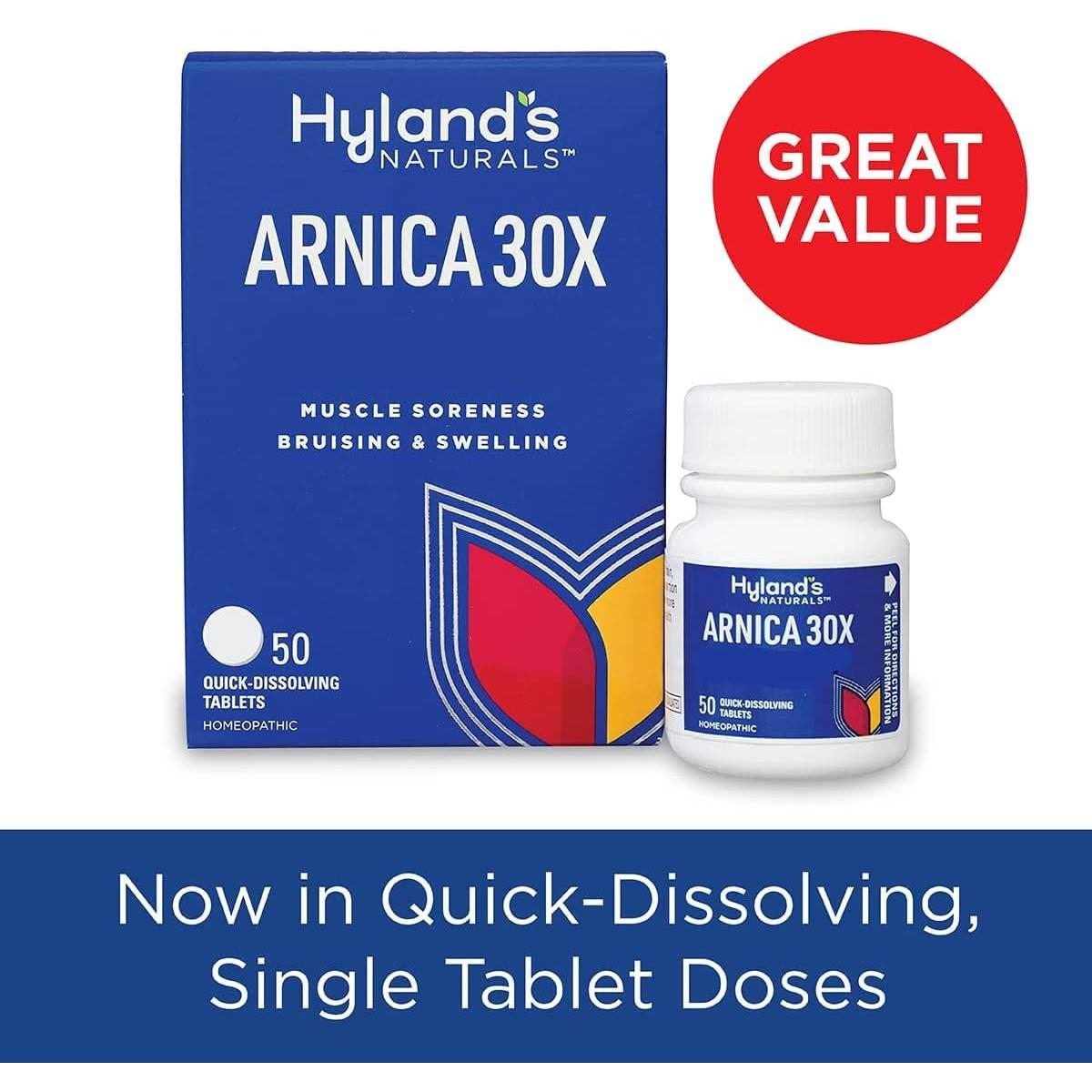 Tabletas Homeopáticas Arnica 30X Hyland's 150 Unidades