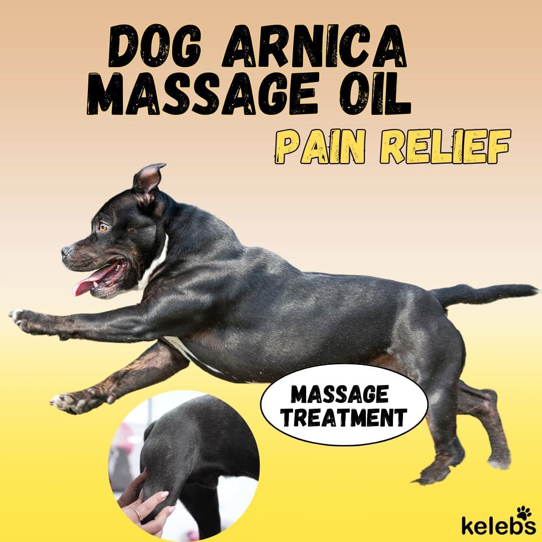 Aceite de Masaje para Perros Kelebs 240g - Alivio Articular con Árnica