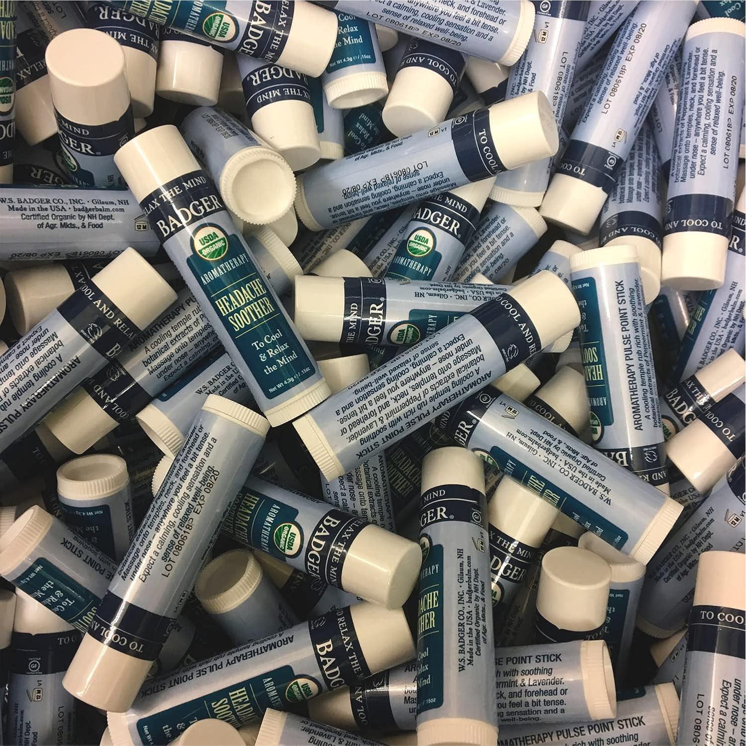 Bálsamo Alivio Dolor de Cabeza Badger 17 ml 100% Orgánico