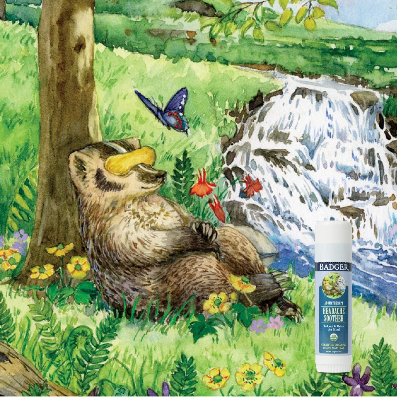 Bálsamo Alivio Dolor de Cabeza Badger 17 ml 100% Orgánico