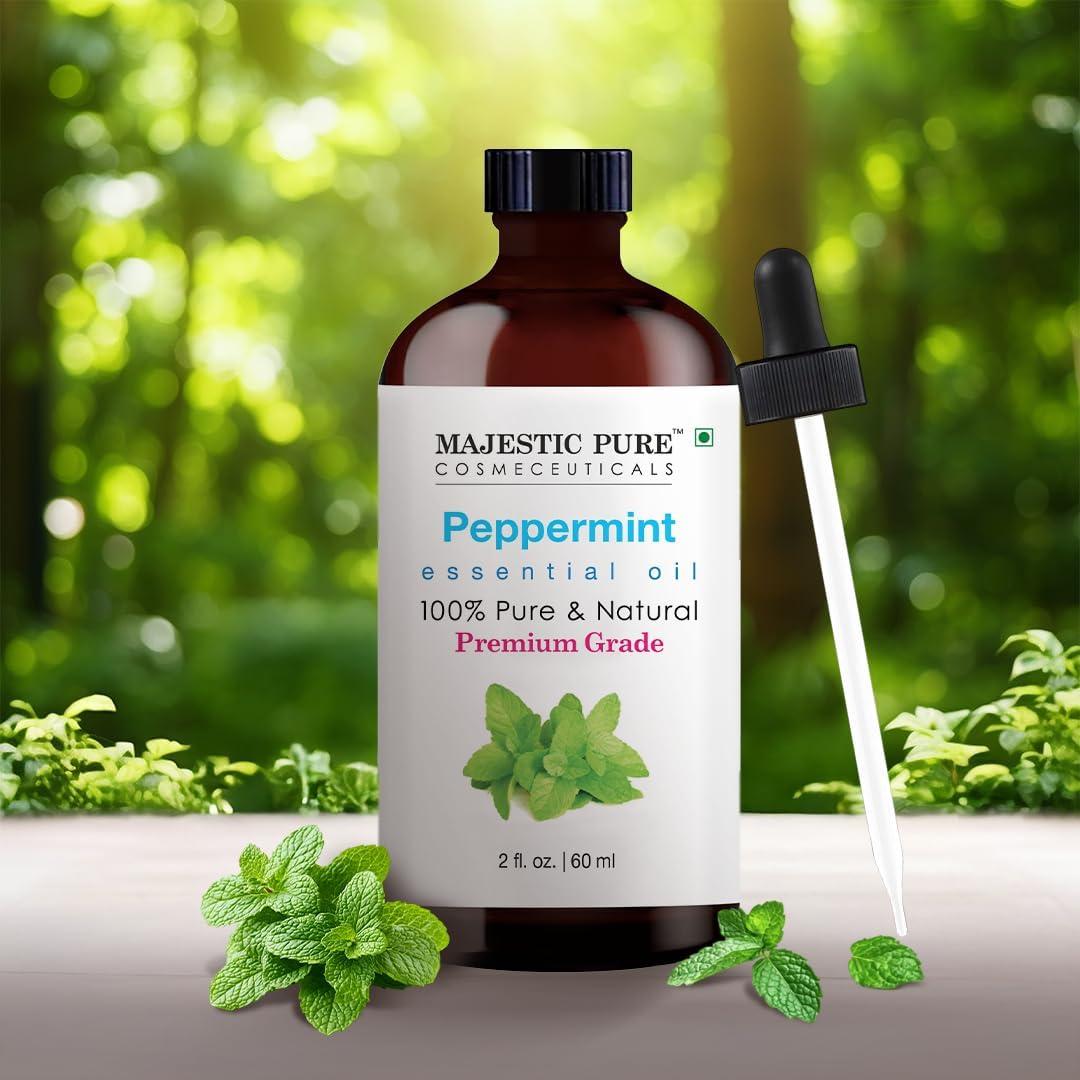 Aceite Esencial de Menta 100% Puro Majestic Pure 59 ml